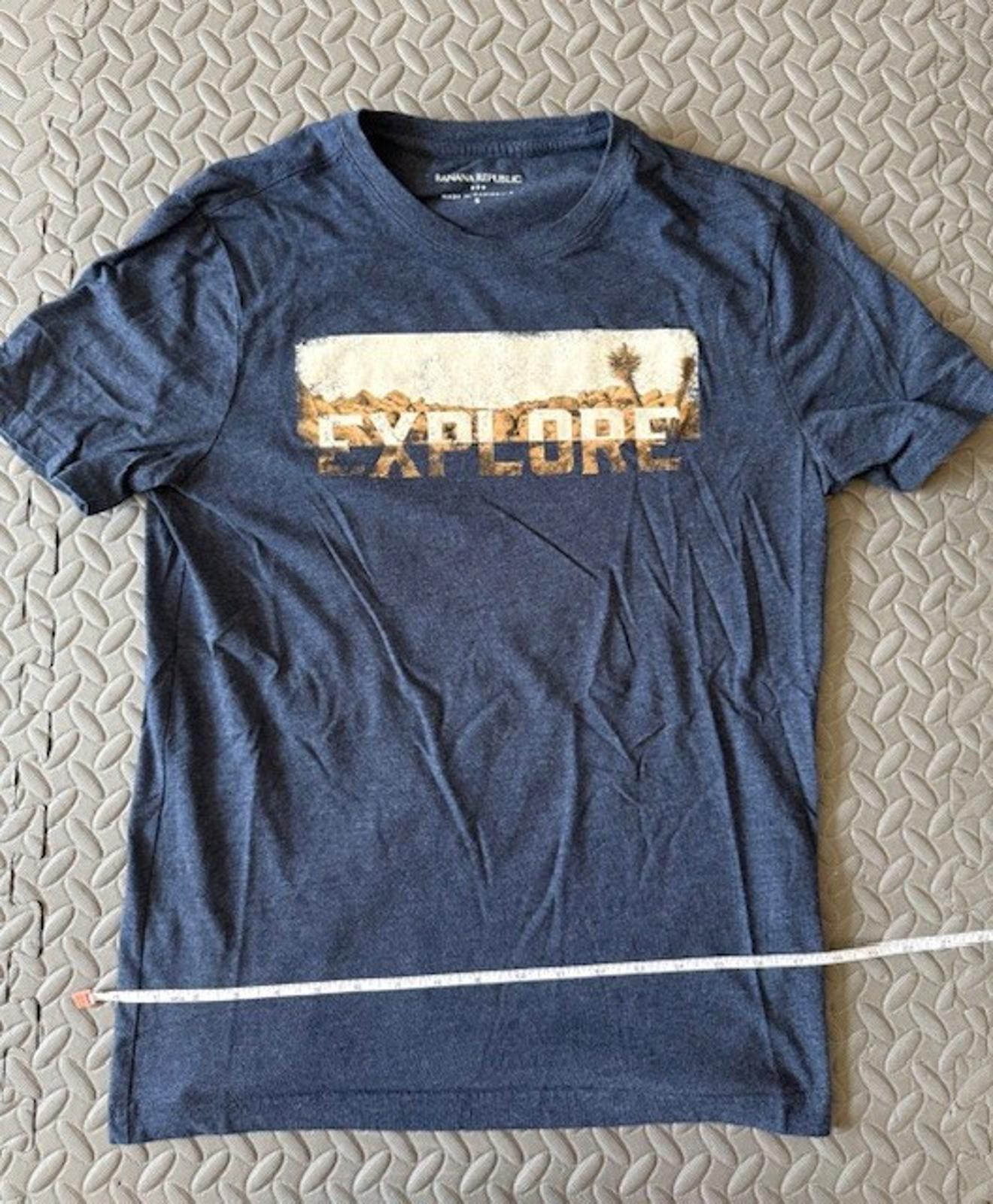 Banana Republic Banana Republic T-shirt blue Short Sleeve Logo Shirt Size: S Size US S / EU 44-46 / 1 - 1 Thumbnail