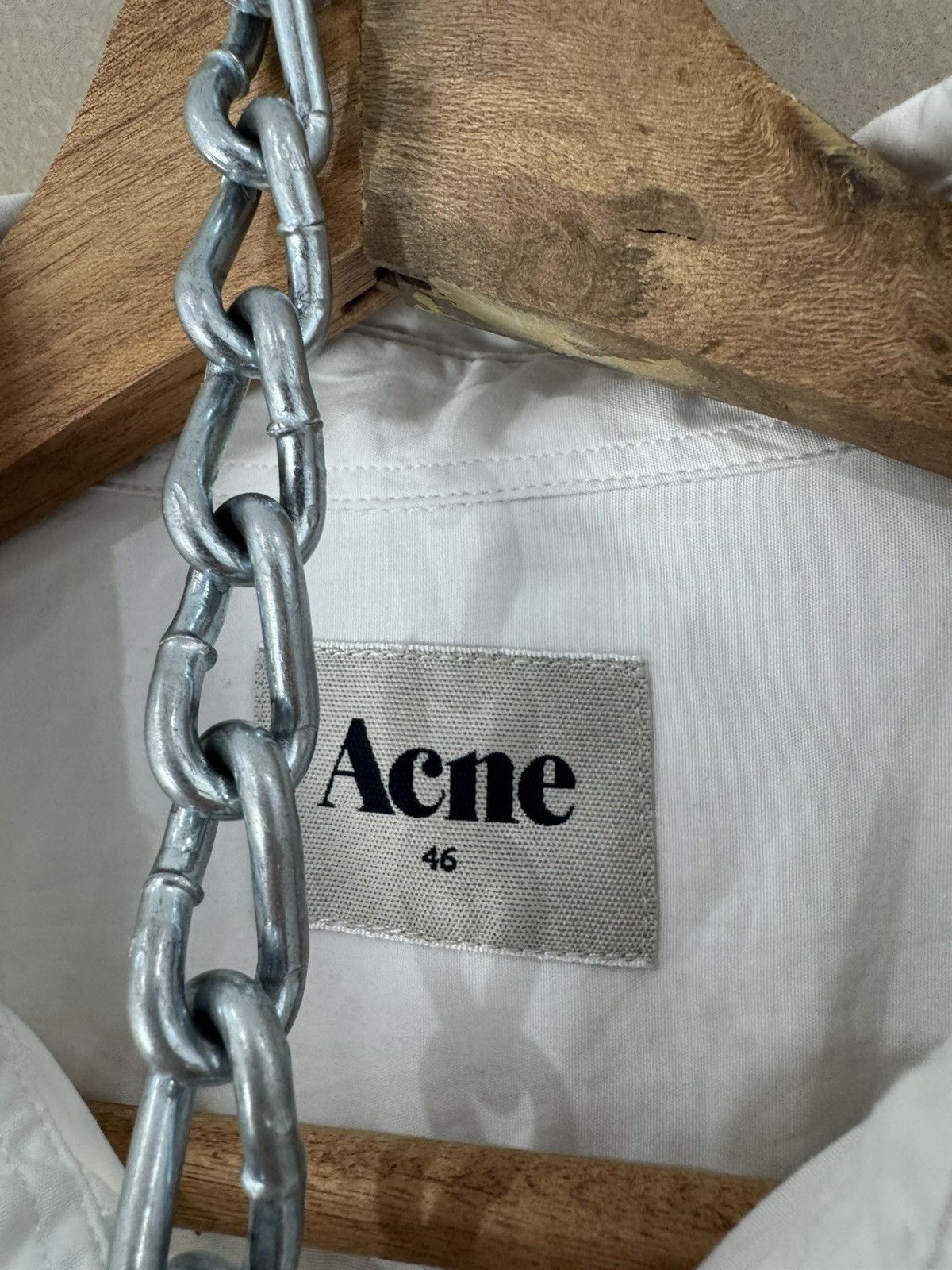 Acne Studios Acne Studios Shirt 40 White Casual Button Down Glam Size US S / EU 44-46 / 1 - 3 Thumbnail