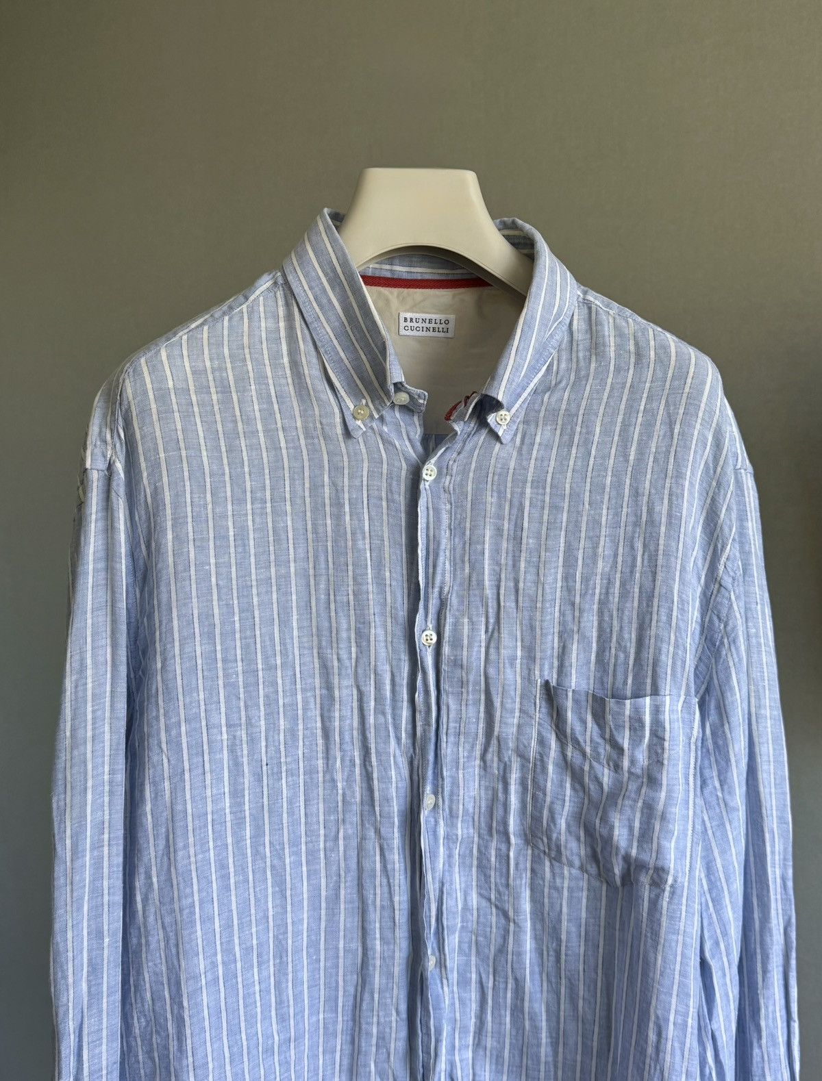 Brunello Cucinelli Brunello Cucinelli linen shirt 3XL Size US XXL / EU 58 / 5 - 2 Thumbnail