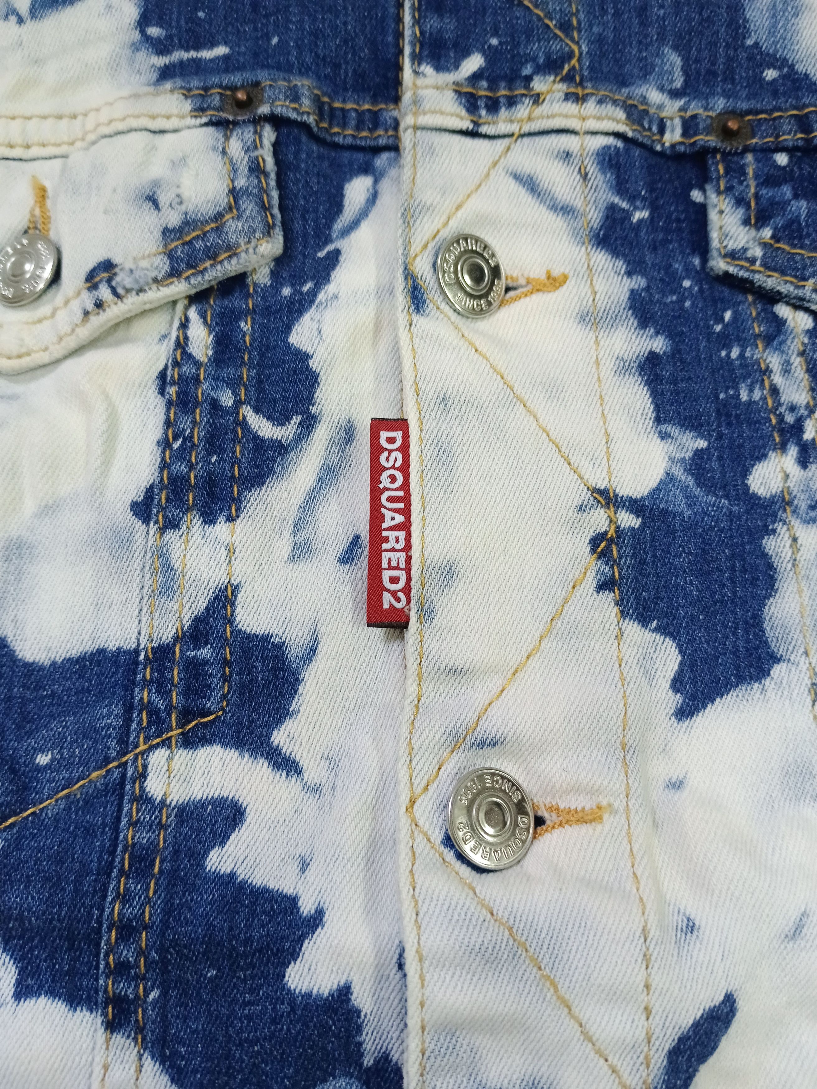 Dsquared2 DSQUERED2 CLASSIC JEAN JACKET(SIZE 48) Size US S / EU 44-46 / 1 - 5 Thumbnail