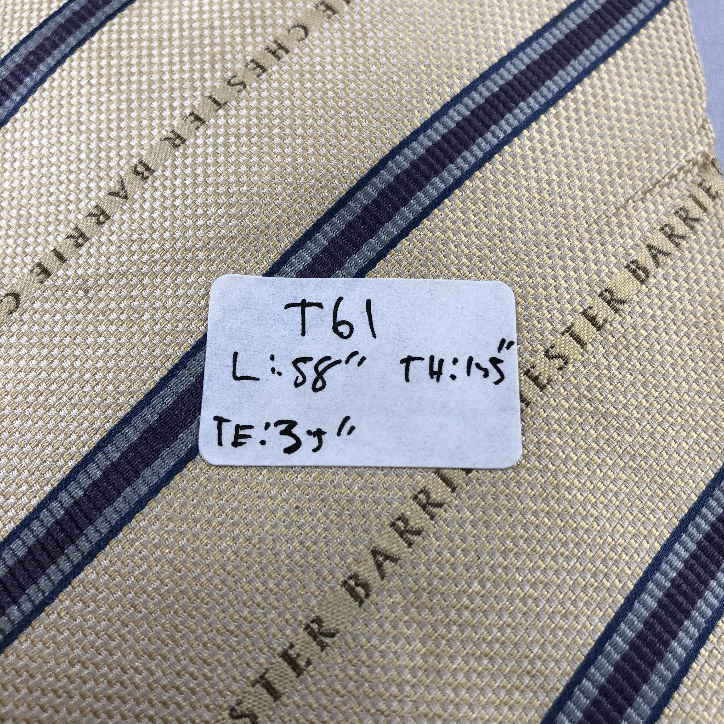 Chester Barrie Chester Barrie Silk Neck Ties T61 Size ONE SIZE - 9 Thumbnail