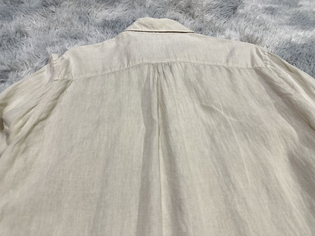 120% Lino 🔥Vintage 120% Lino Linen Shirt Size US XL / EU 56 / 4 - 9 Thumbnail
