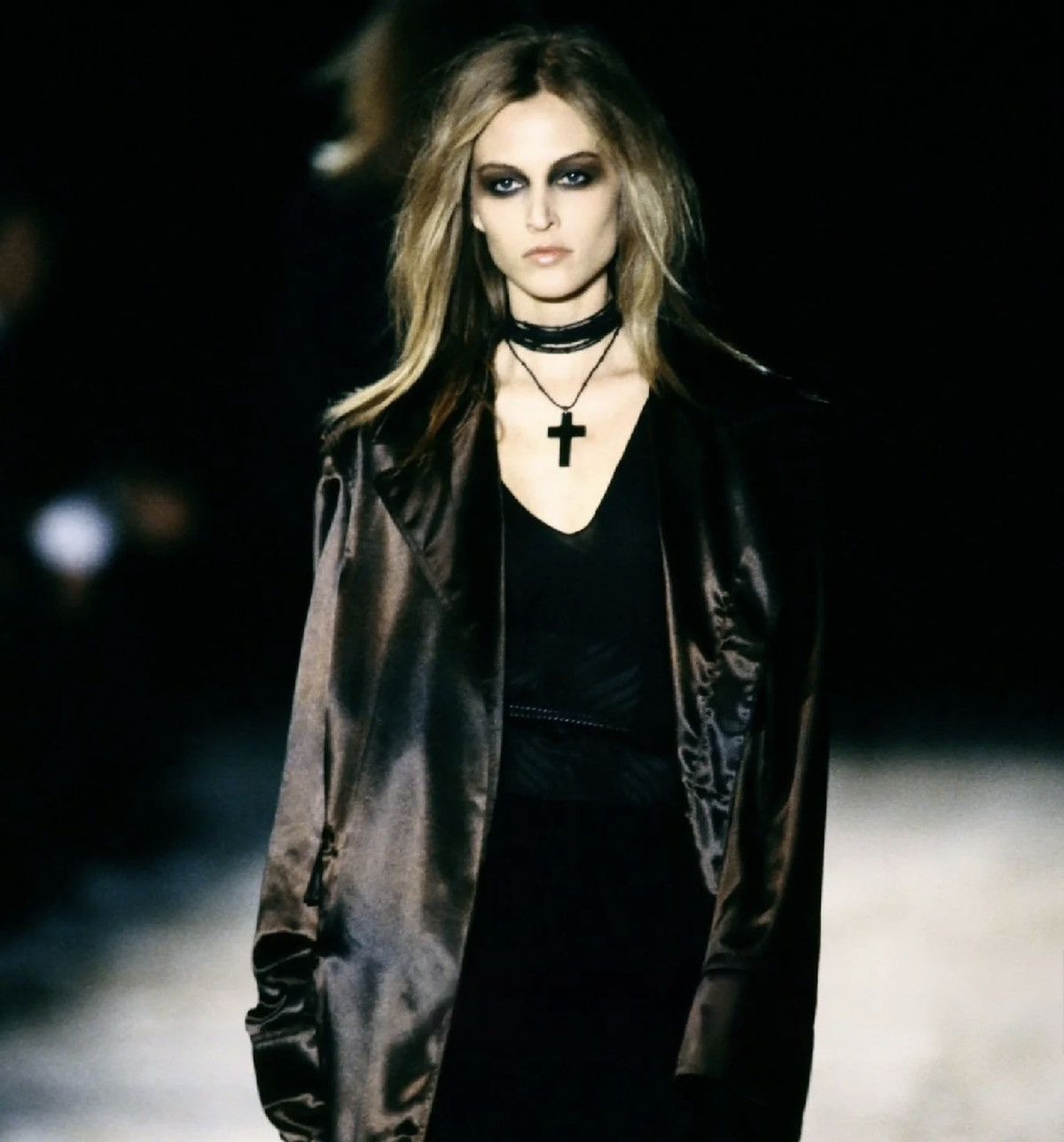 GUCCI by Tom Ford FW2002 Neck Ribbons Bodycon Top sweater