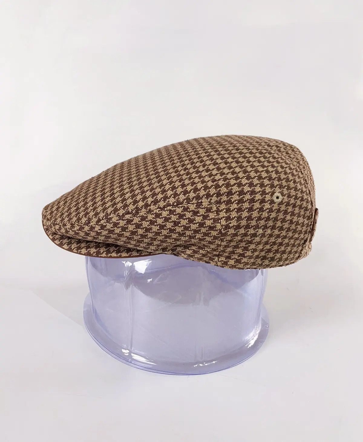 Ralph Lauren Polo Golf Wool Linen Leather Flat Cap Beret Hat Peaked Cap Size ONE SIZE - 2 Thumbnail