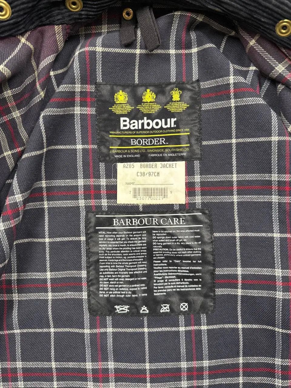 Barbour Barbour Border Wax 00s raincoat jacket A205 Size C38 Size US S / EU 44-46 / 1 - 5 Thumbnail
