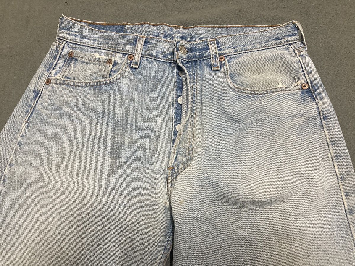 Levi's Vintage 90’s Levis 501 jeans Made in USA Size US 33 - 2 Thumbnail