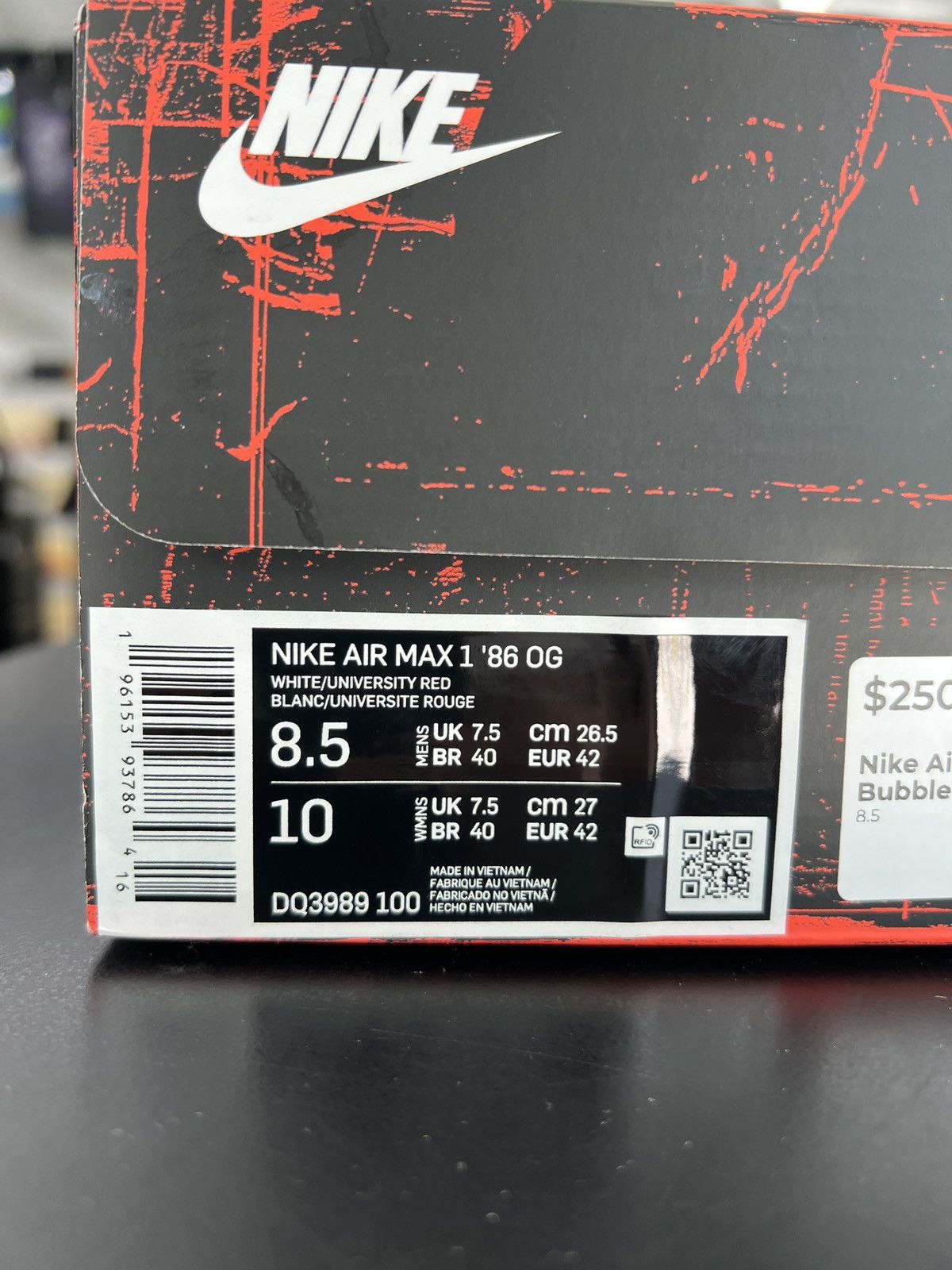 Nike Nike Air Max 1 ‘86 OG Big Bubble Red Sz. 8.5 (2023) Size US 8.5 / EU 41-42 - 11 Thumbnail