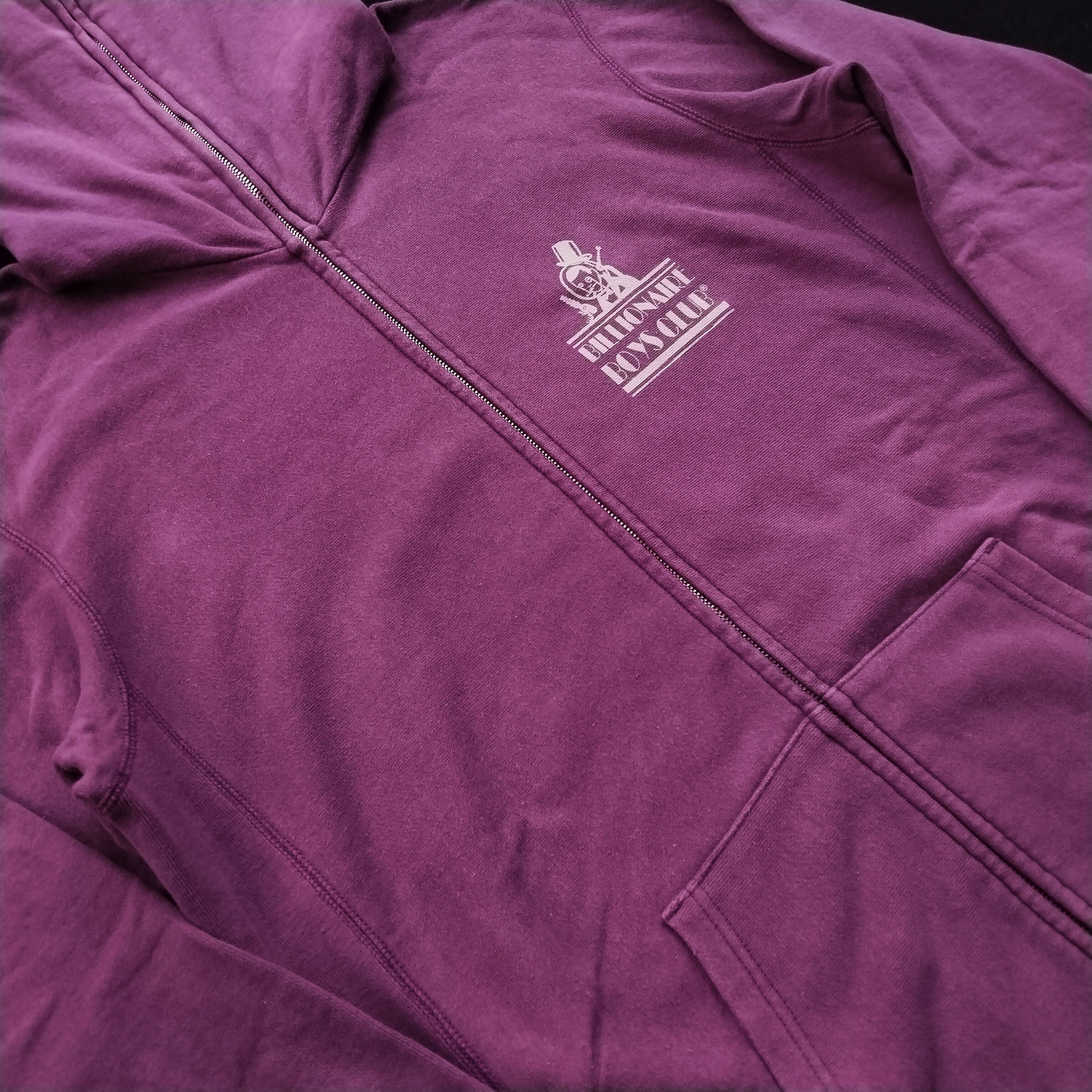 Billionaire Boys Club 2009 Billionaire Boys Club Ice Cream Purple Full Zip Hoodie Size US L / EU 52-54 / 3 - 4 Thumbnail