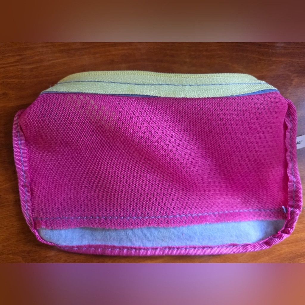 non ipsy Pink and Blue Mesh Cosmetic Bag Size ONE SIZE - 4 Thumbnail