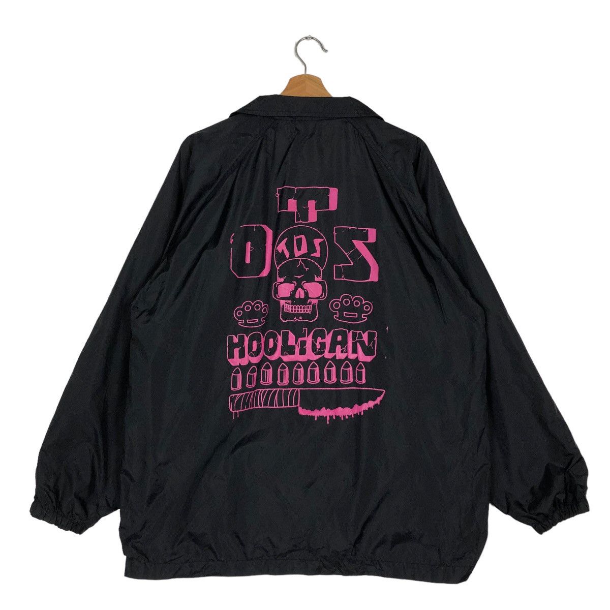 Japanese Brand 🔥90’s Vintage Hooligans Coach Jacket Spell Out Big Logo Size US M / EU 48-50 / 2 - 8 Thumbnail