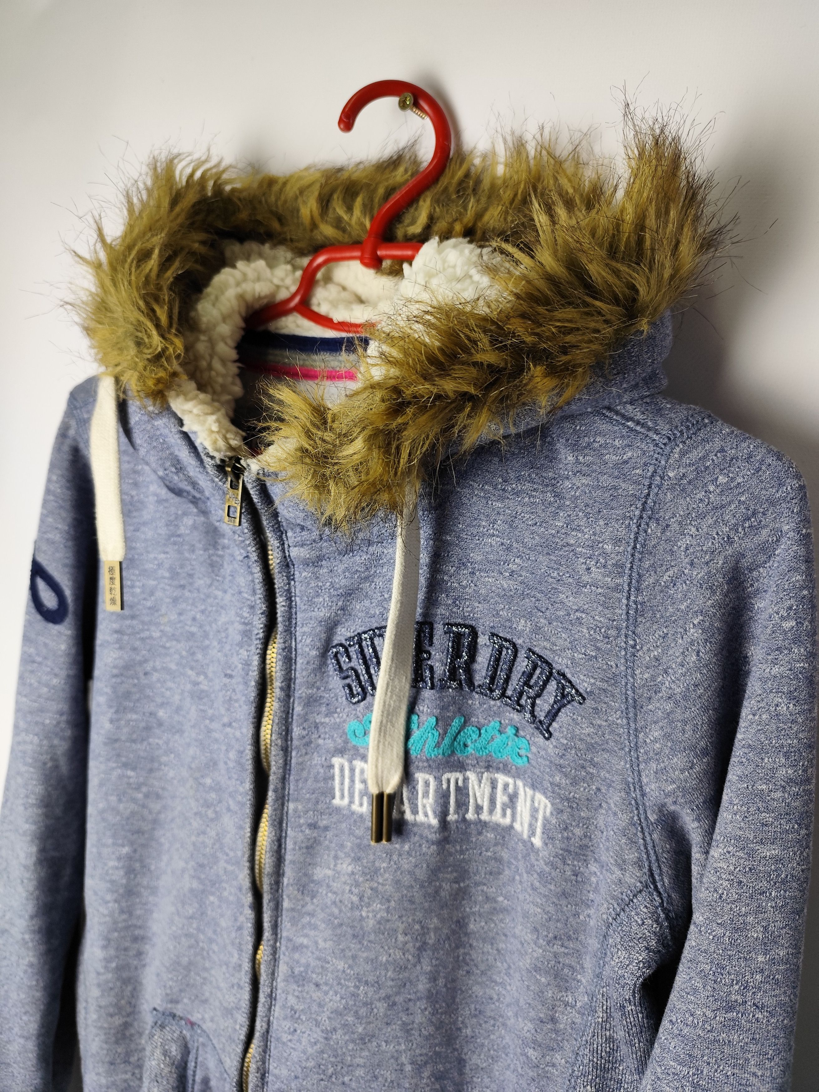 If Six Was Nine Superdry Y2K Super Fur Hoodie Jacket LGB Japanese style Size M / US 6-8 / IT 42-44 - 4 Thumbnail