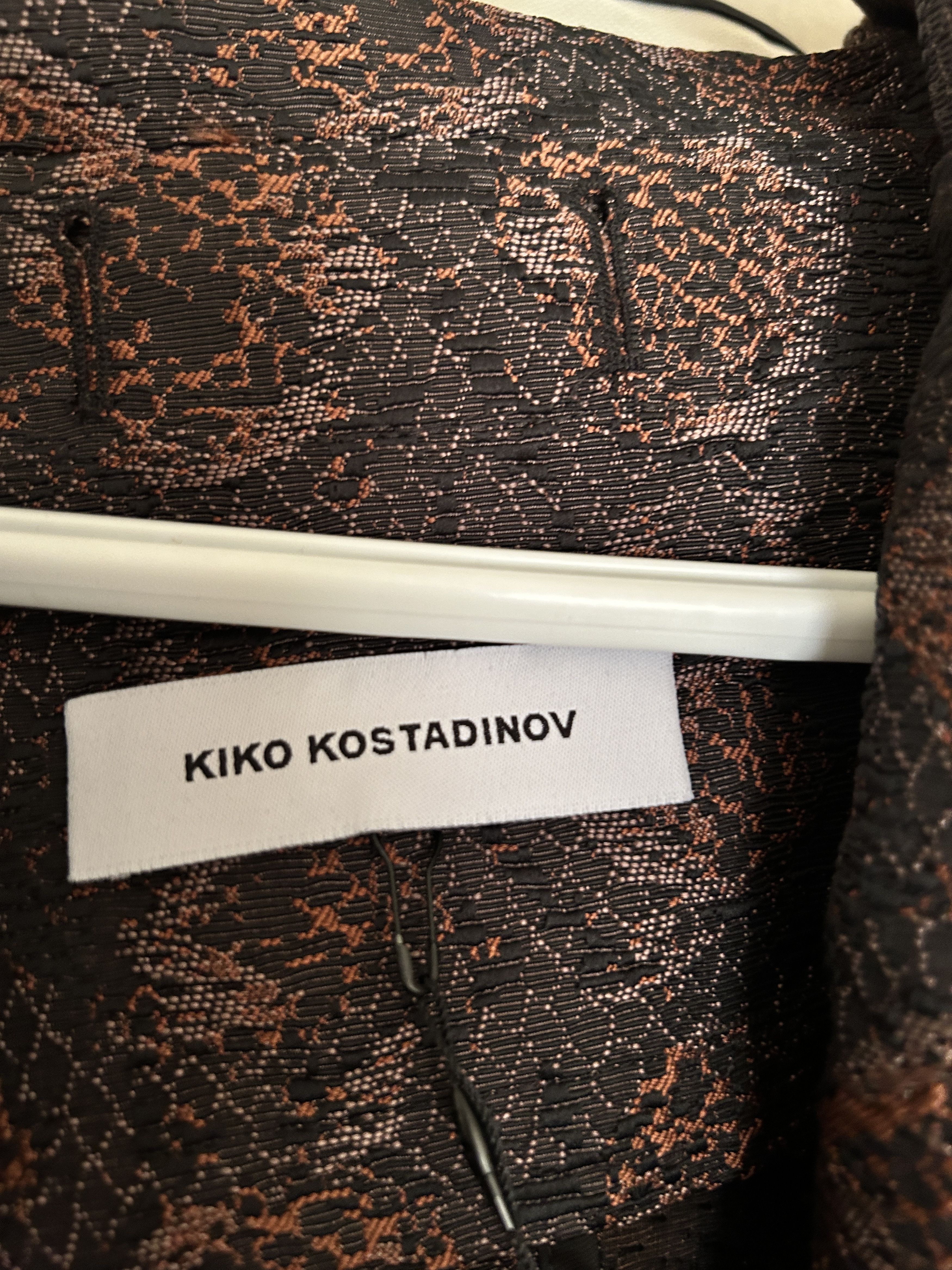Kiko Kostadinov Kiko Kostadinov FW20 LAHTI ZIP COAT SNAKE Size US S / EU 44-46 / 1 - 5 Thumbnail