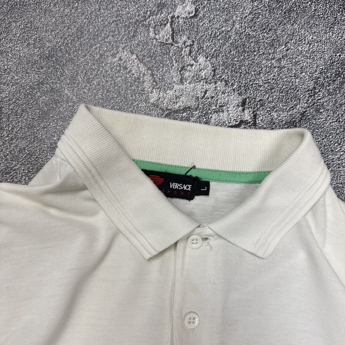 Versace Versace polo 90s tee shirt jersey old money Size US L / EU 52-54 / 3 - 4 Thumbnail