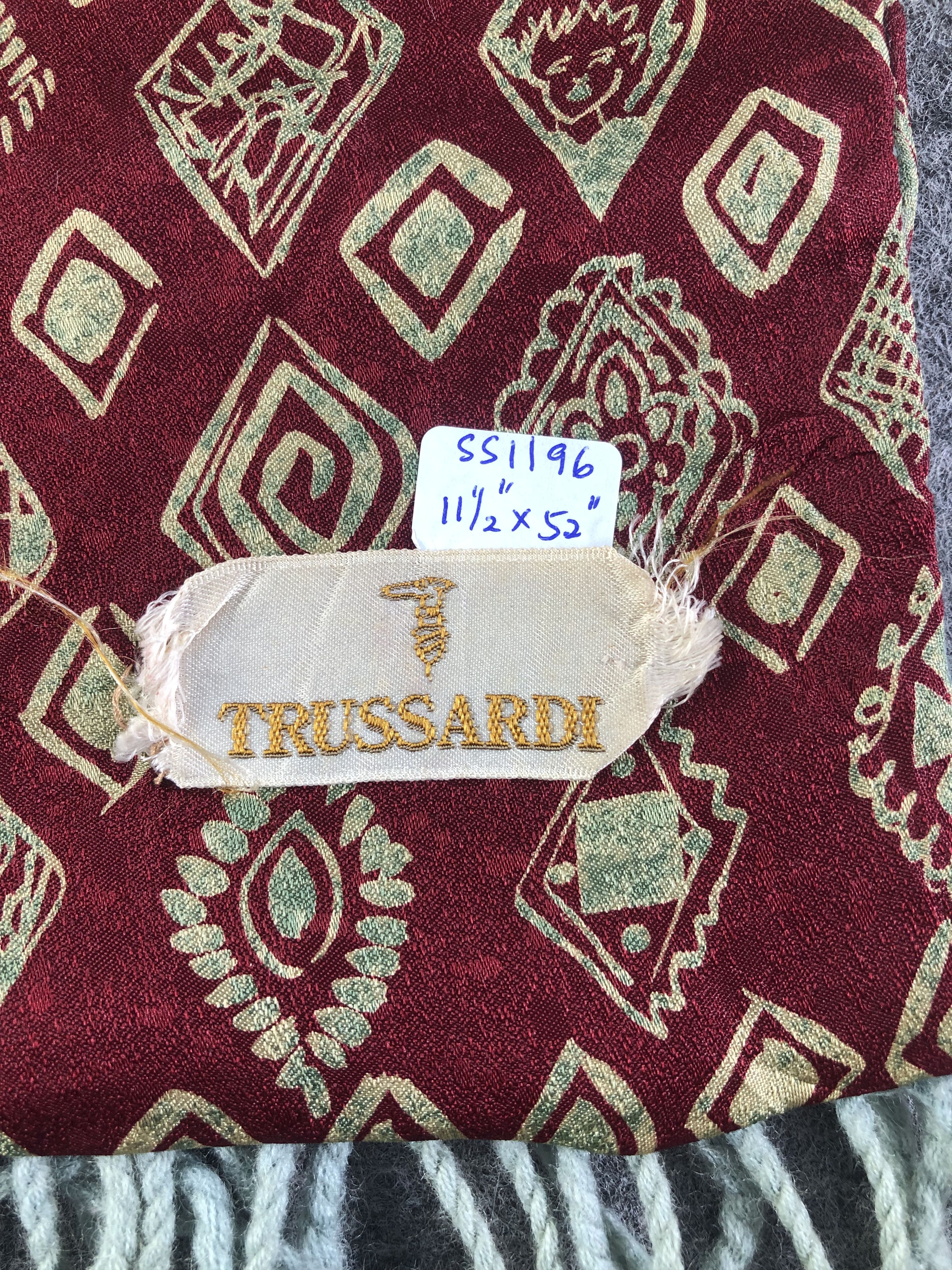 Trussardi Trussardi Silk Wool Scarf / Muffler / Neckwear Size ONE SIZE - 5 Thumbnail