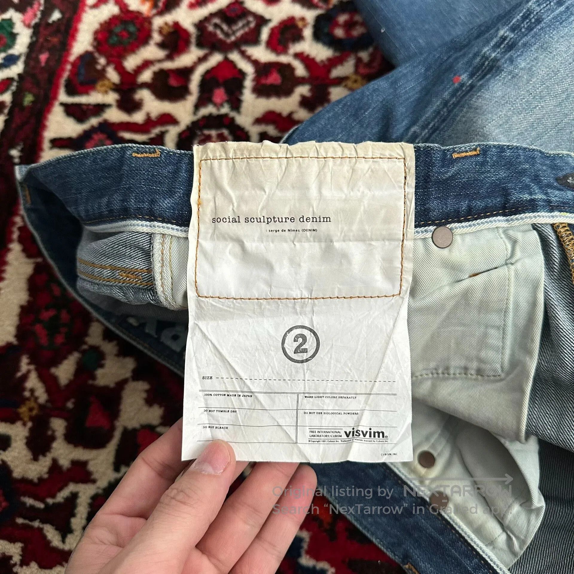Visvim visvim 20ss dry10 splash paint jeans. Size US 34 / EU 50 - 8 Thumbnail