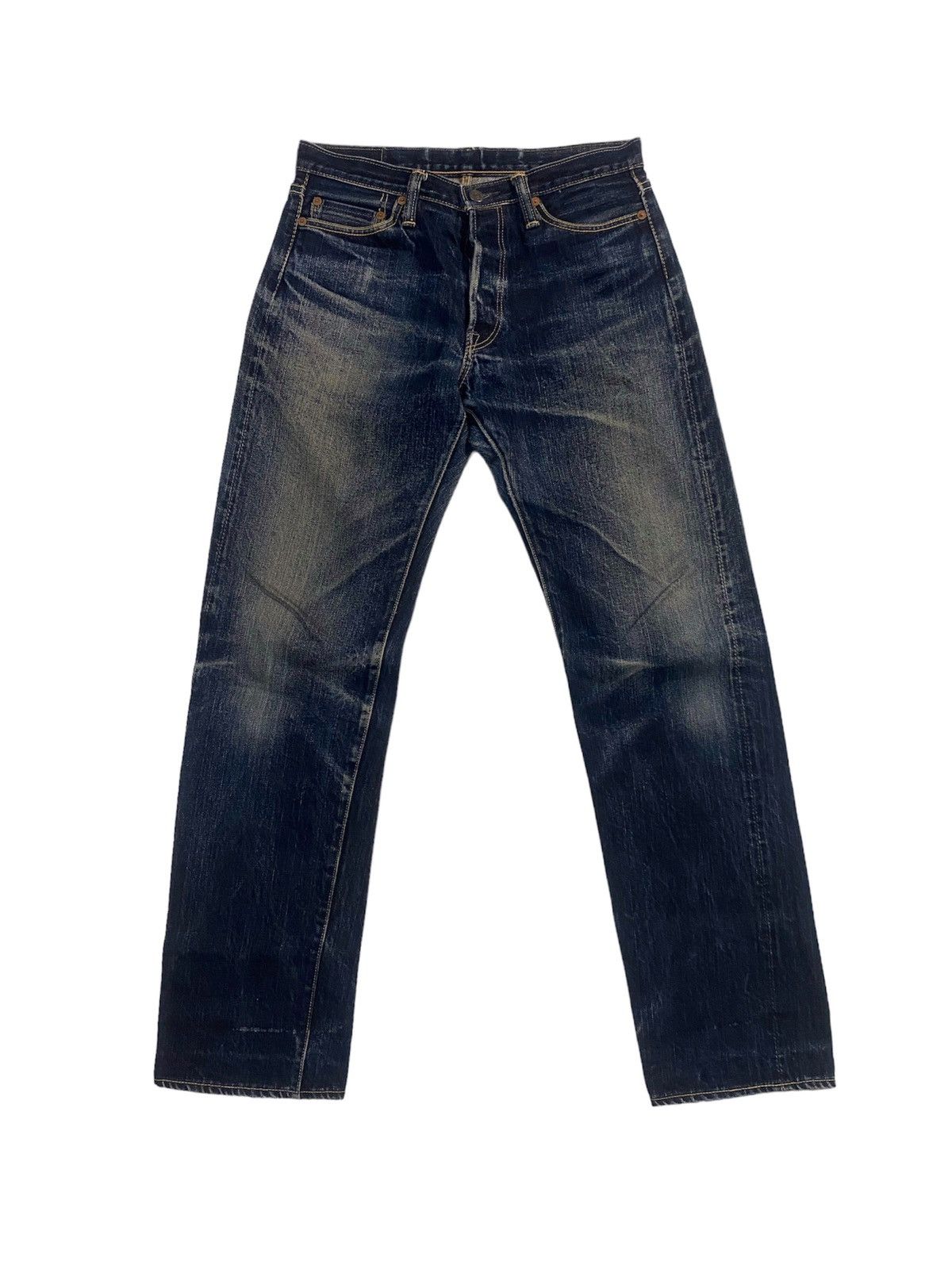 The Flat Head Vintage Iron Heart Selvedge Denime Size US 30 / EU 46 - 1 Thumbnail