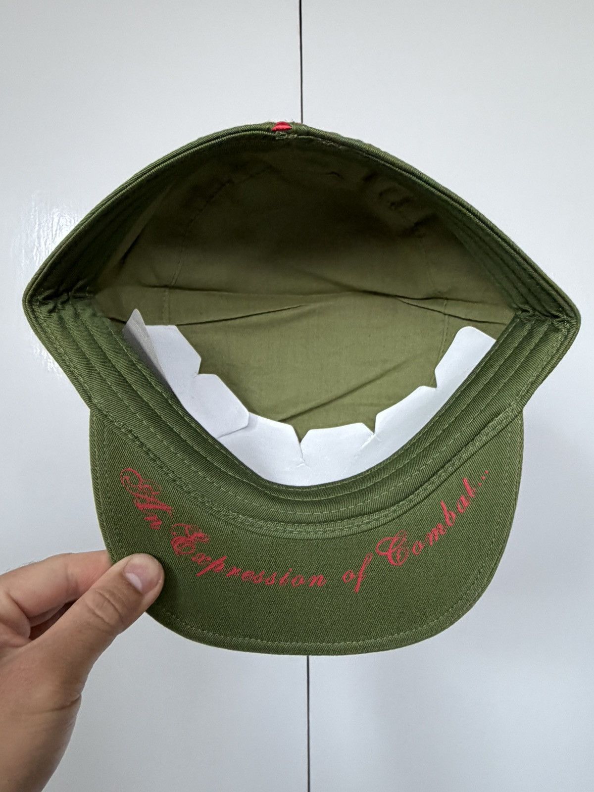 Tapout TAPOUT MMA MILITARY ARMY CADET CAP HAT LOGO UFC VINTAGE Y2K Size ONE SIZE - 10 Thumbnail