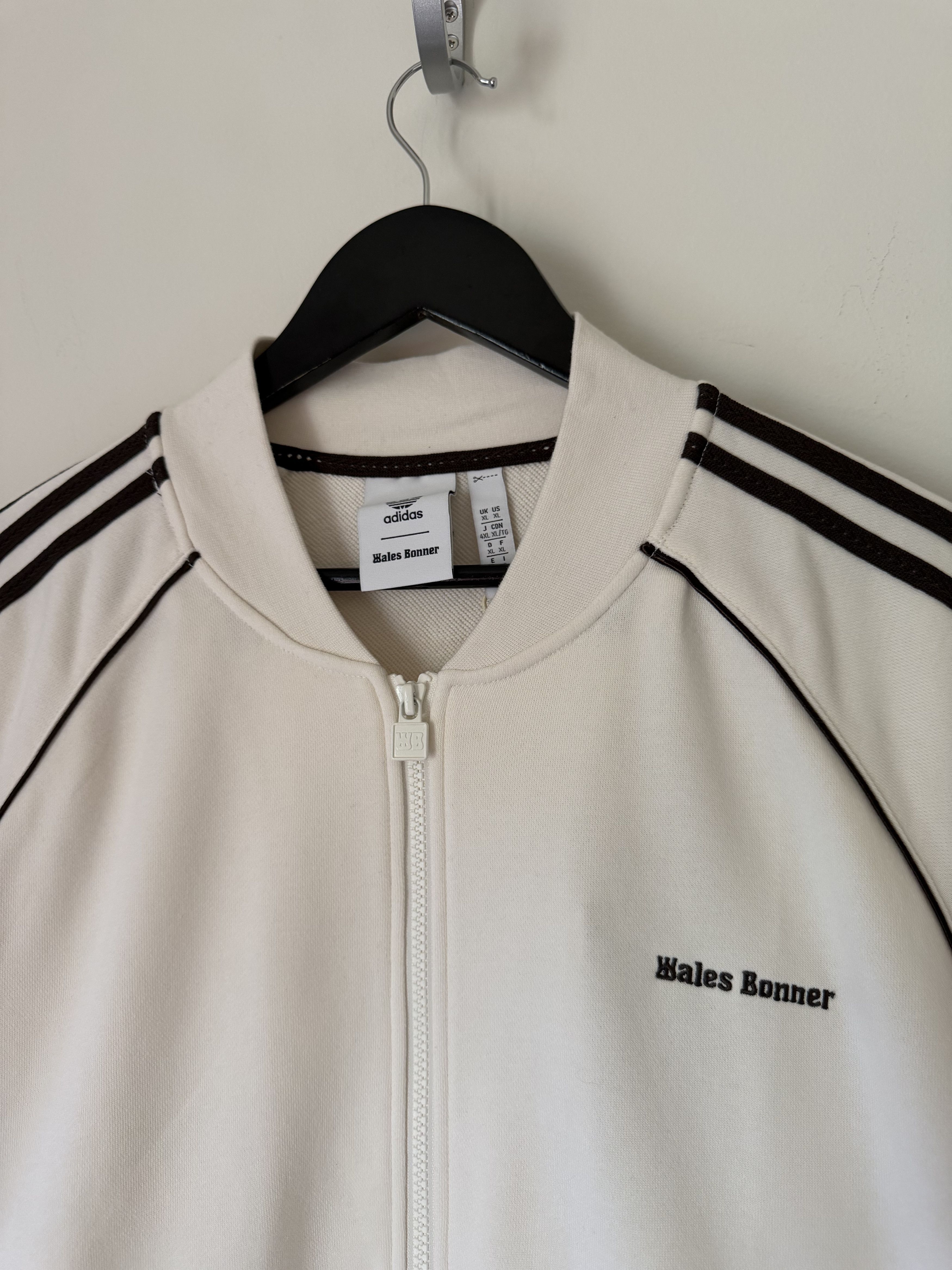 Adidas × Wales Bonner Wales Bonner Adidas Statement Track Jacket in White Size US XL / EU 56 / 4 - 2 Thumbnail