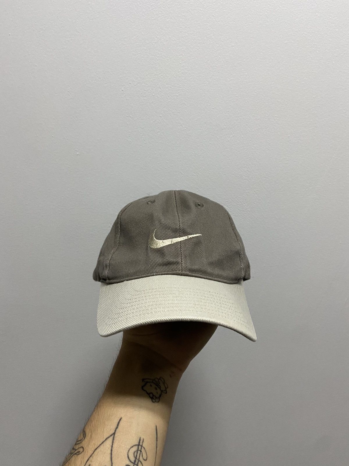 Nike × Vintage Nike Cap Vintage Big Embroidered Swoosh Logo Skate Size ONE SIZE - 5 Thumbnail