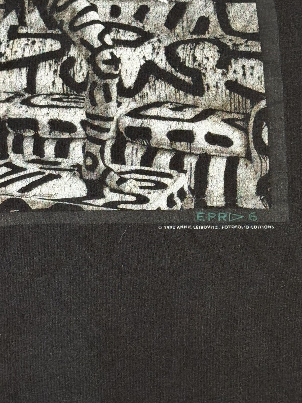 Keith Haring Vintage 1992 Keith Haring x Annie Leibovitz Portrait Tee Size US XL / EU 56 / 4 - 4 Thumbnail