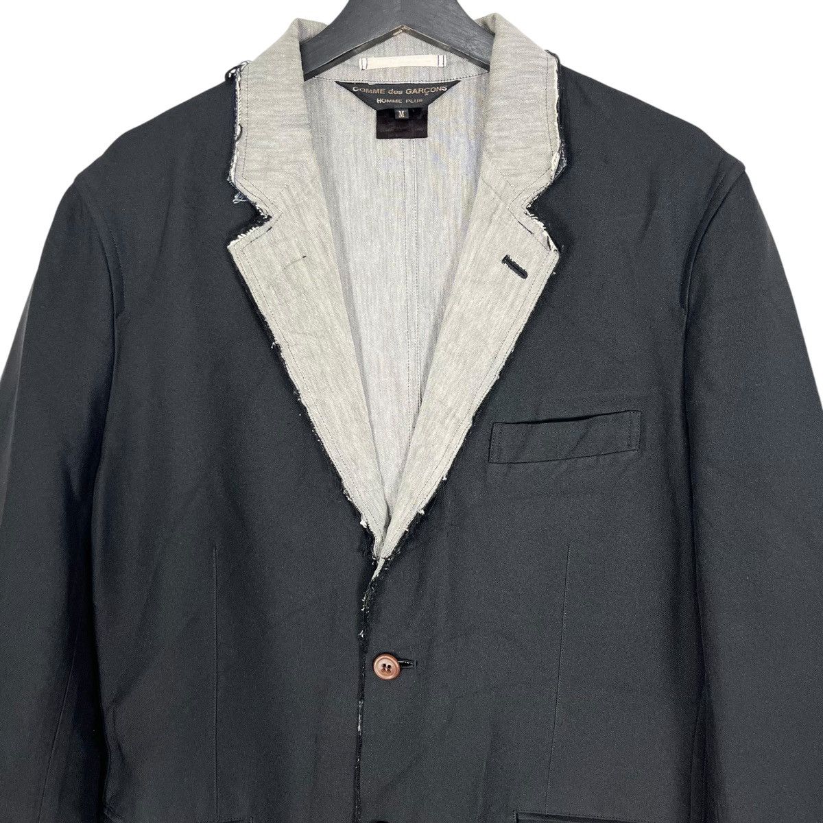 Comme des Garcons Homme Plus Distressed Comme des Garçons Sample Homme Plus Blazer Coat Size US M / EU 48-50 / 2 - 2 Thumbnail