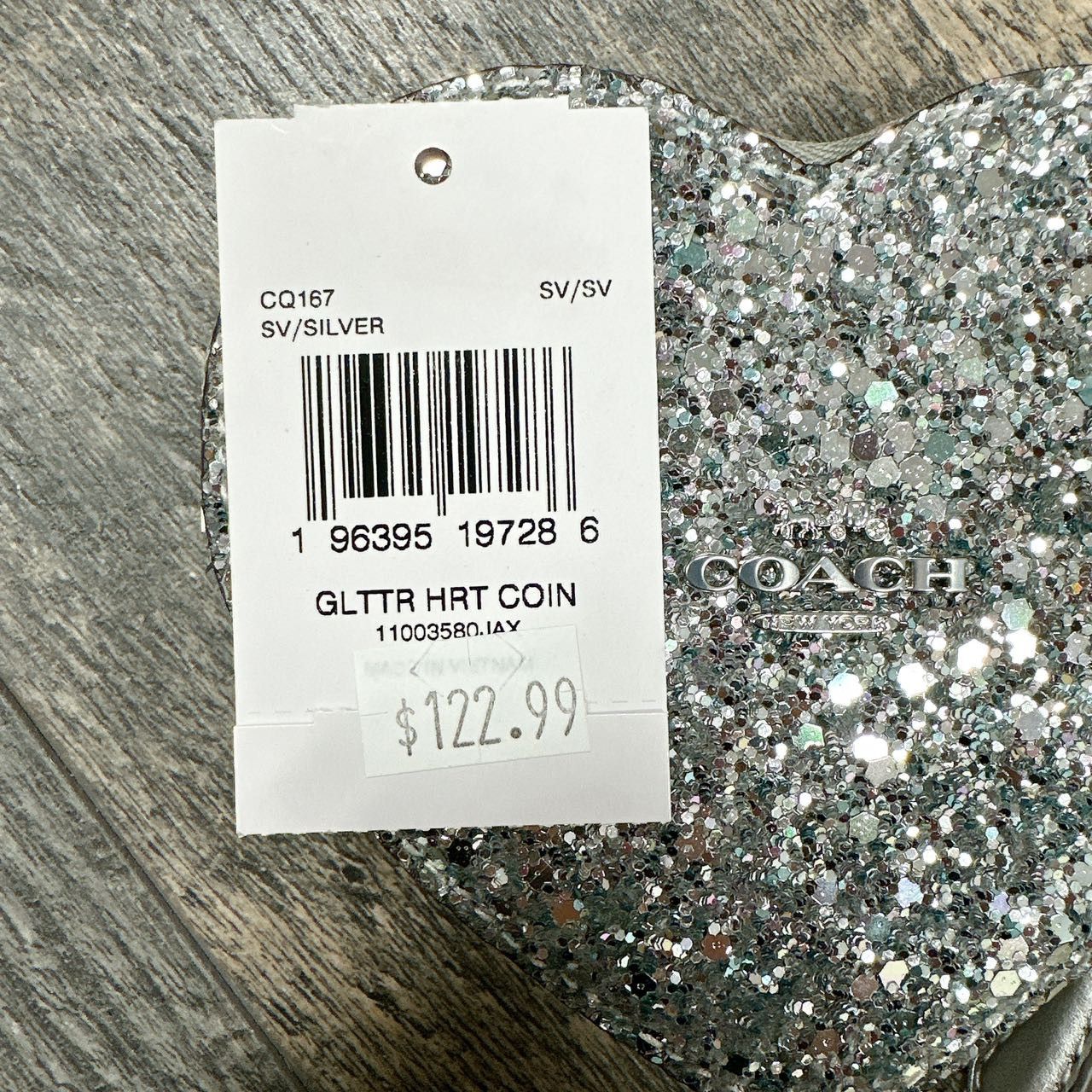 Coach Coach CQ167 Heart Coin Case IN Silver Size ONE SIZE - 8 Thumbnail