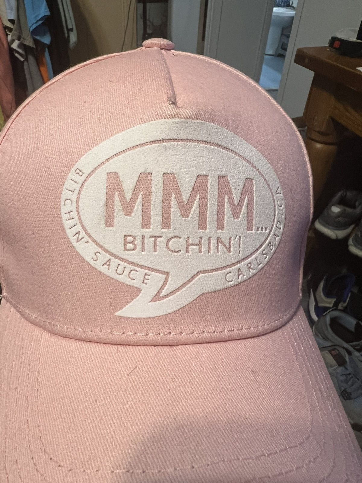 Vintage MMM Bitchin Sauce Adjustable Hat Size ONE SIZE - 2 Thumbnail