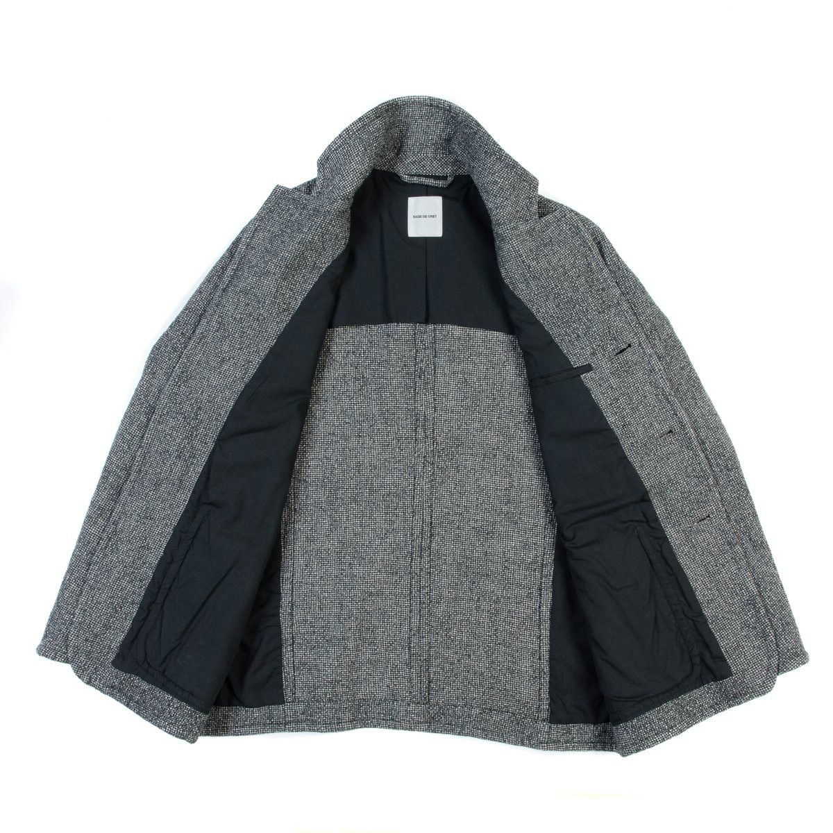 Sage De Cret Houndstooth wool jacket.Like Uma Wang or Martin Margiela. Size US L / EU 52-54 / 3 - 1 Thumbnail