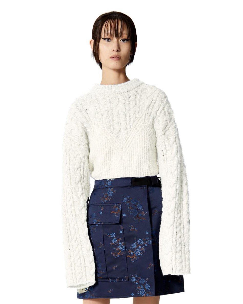 Kenzo KENZO / Crew Neck Comfort Wool Blend Sweater Size L / US 10 / IT 46 - 1 Thumbnail