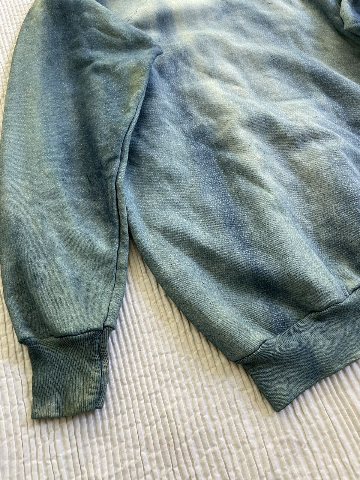 Indigo Indigo Dyed Sun Faded Crewneck Sweatshirt Size US L / EU 52-54 / 3 - 3 Thumbnail
