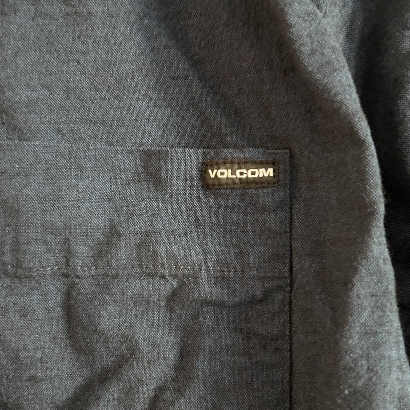 Volcom Volcom Men's Blue Button Up Long Sleeve Medium 100% Cotton Size US M / EU 48-50 / 2 - 3 Thumbnail