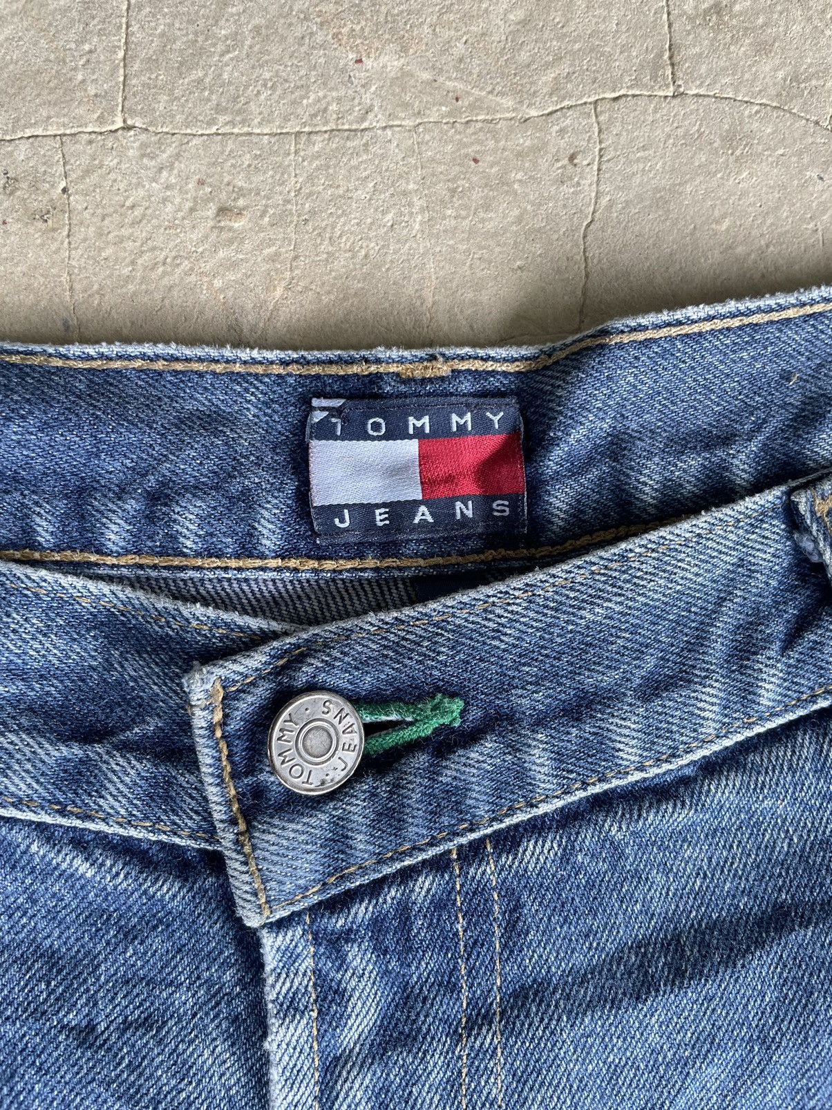 JNCO TOMMY HILLFIGER BAGGY HIP HOP SKATE BIG FLAG CARPENTER JEANS Size US 40 / EU 56 - 7 Thumbnail