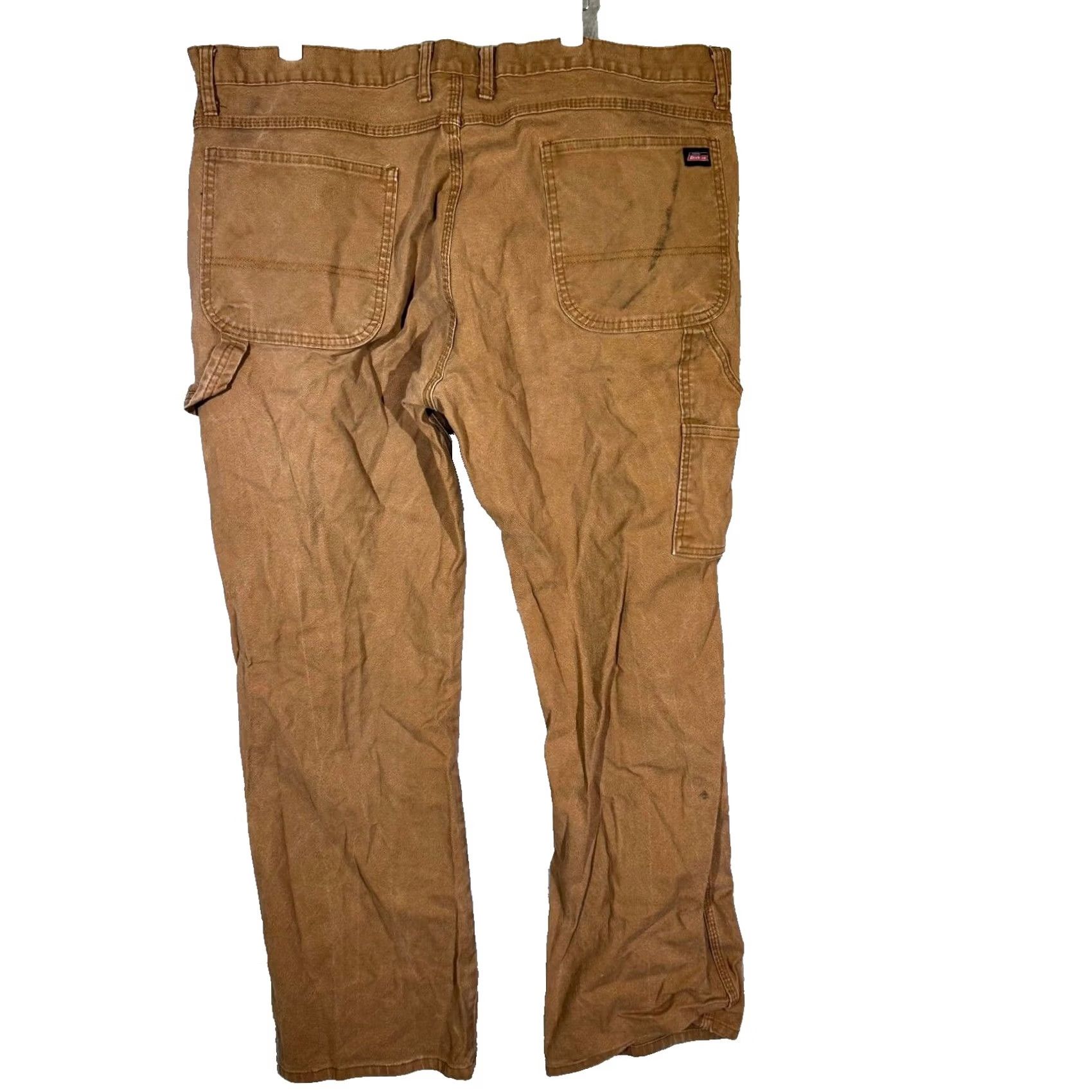 Dickies Dickies Carpenter Jeans Men's 40x32 Brown Denim Stretch Straight Leg Workwear Size US 40 / EU 56 - 2 Thumbnail