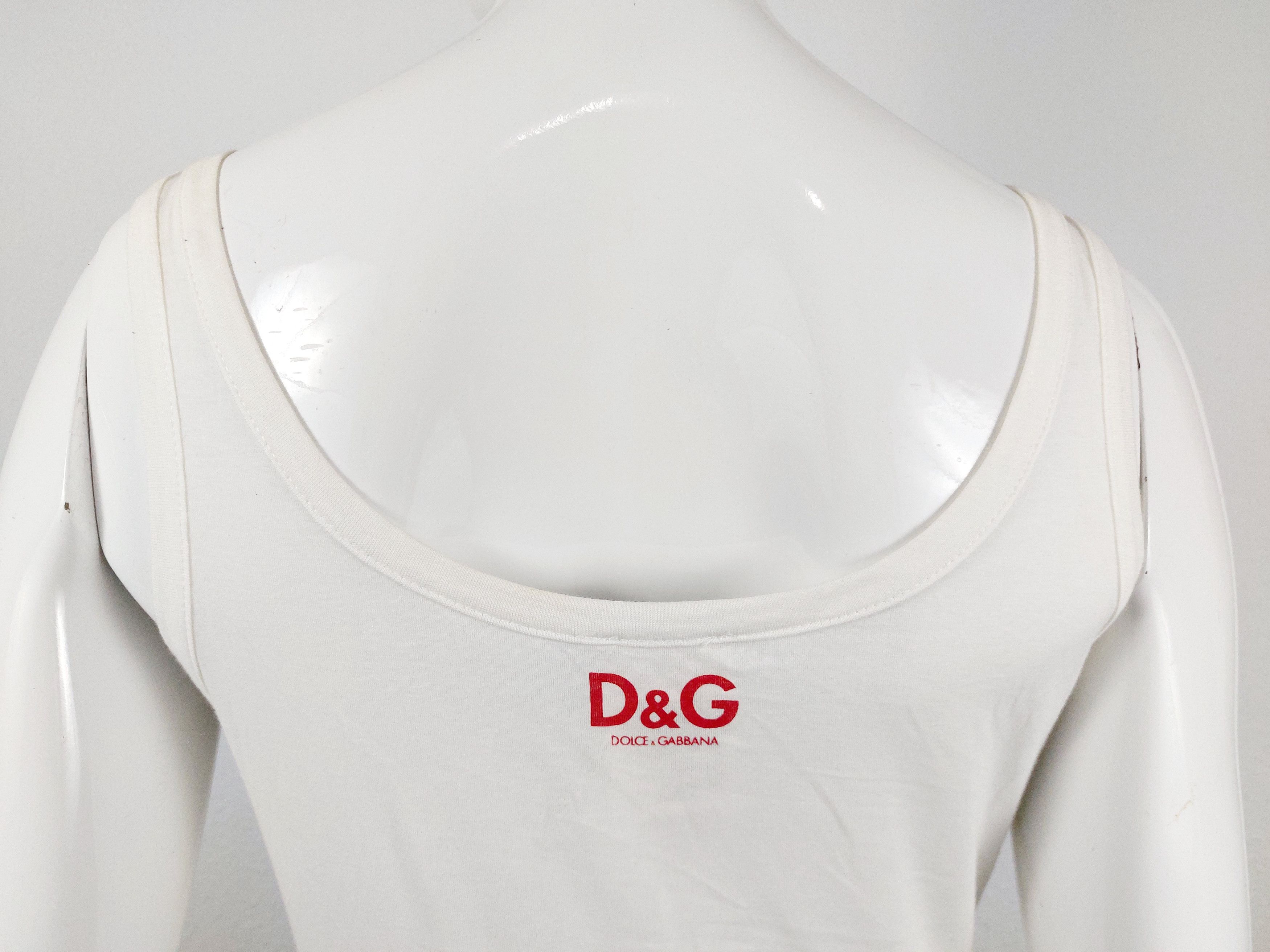 Dolce & Gabbana Dolce and Gabbana D&G Spaghetti Co Trattoria Denim Dress Size M / US 6-8 / IT 42-44 - 10 Thumbnail