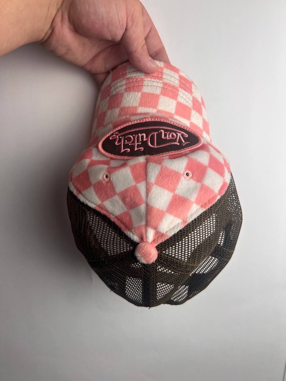 Von Dutch VonDutch fleece Checkered Trucker Hat Size ONE SIZE - 6 Thumbnail