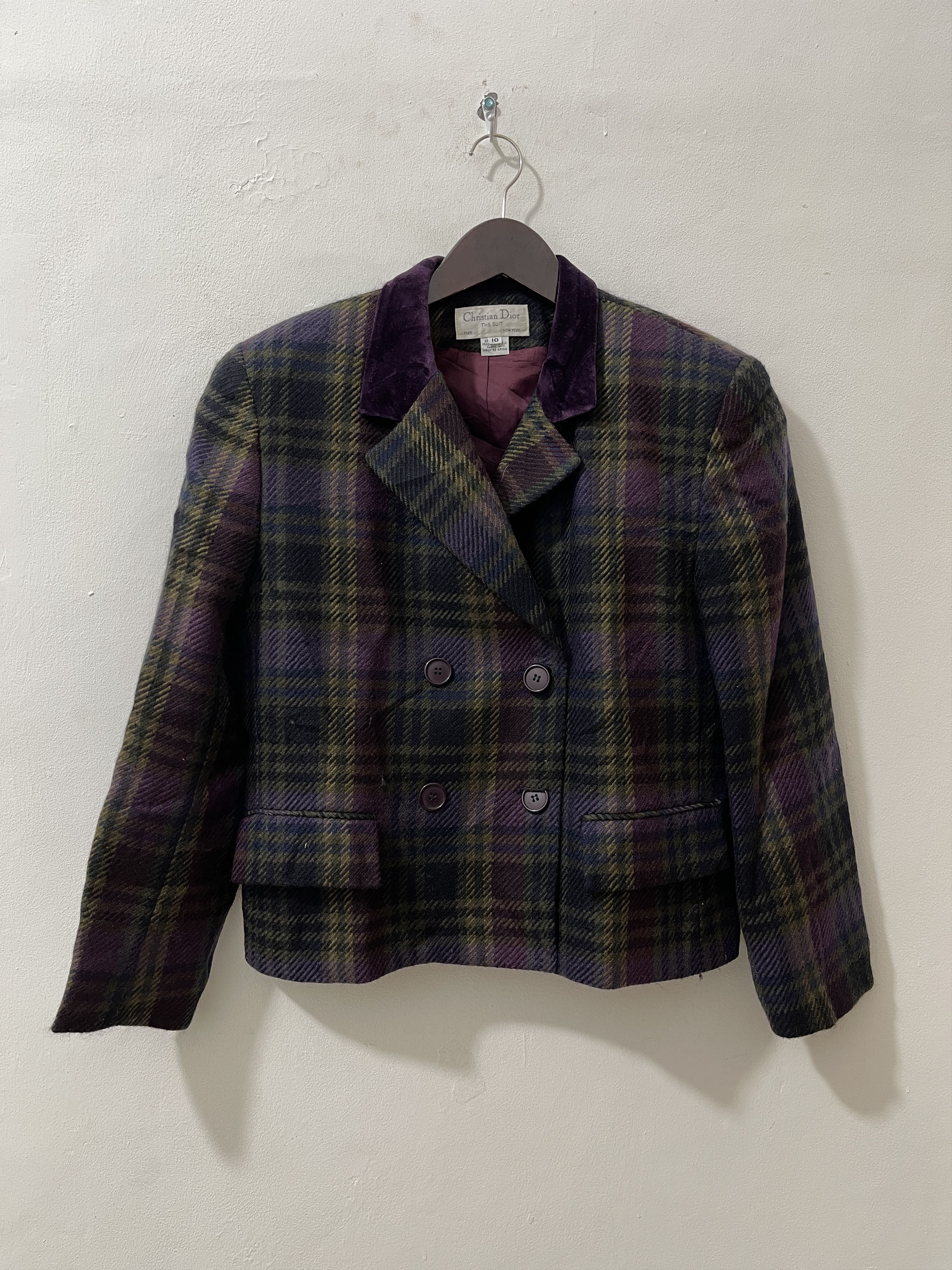 Christian Dior Monsieur Vintage Christian Dior The Suit Double Breast Wool Cropped Size 42R - 1 Thumbnail