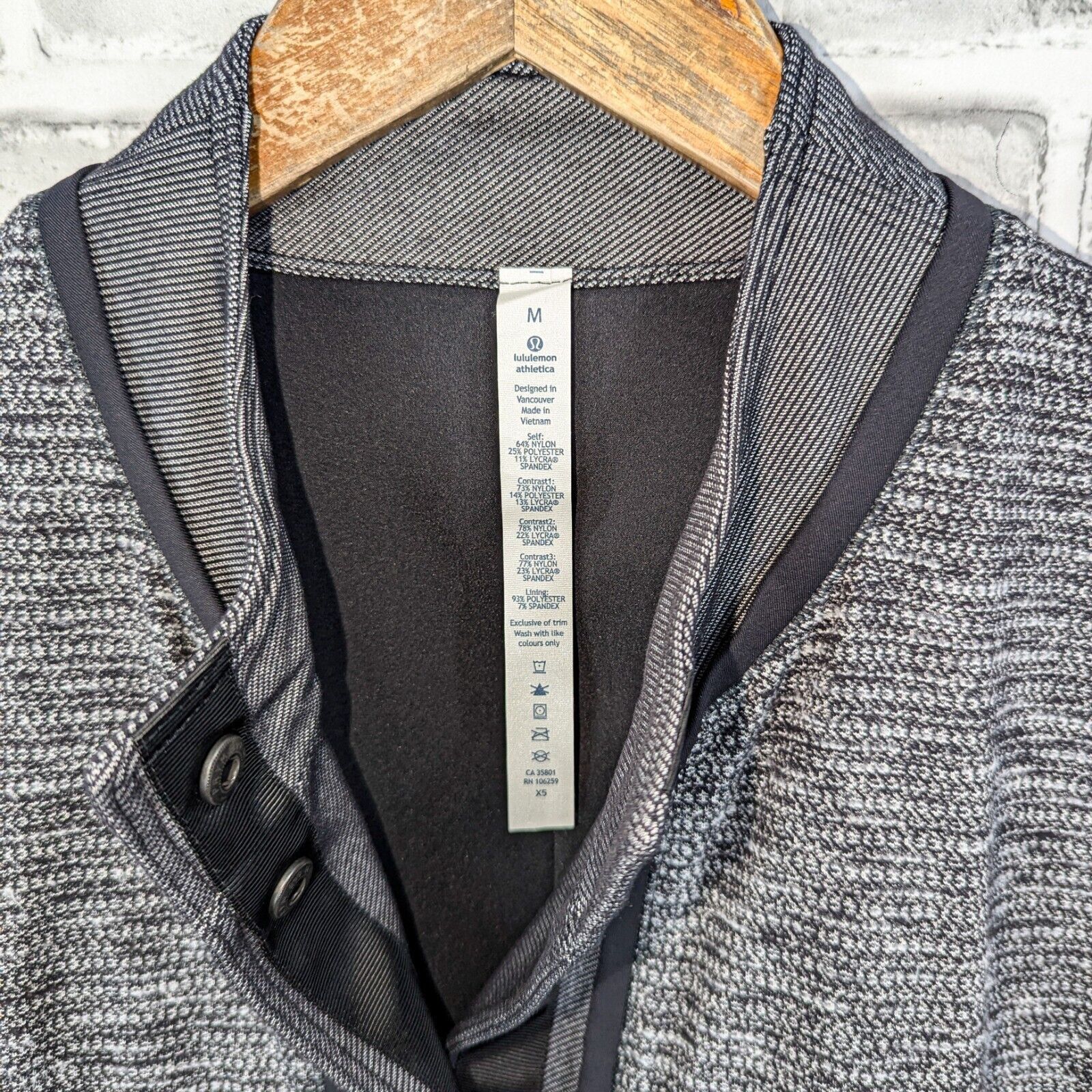 Lululemon Lululemon Cocoon Car Coat Jacket in Heather Gray Black Size M / US 6-8 / IT 42-44 - 5 Thumbnail