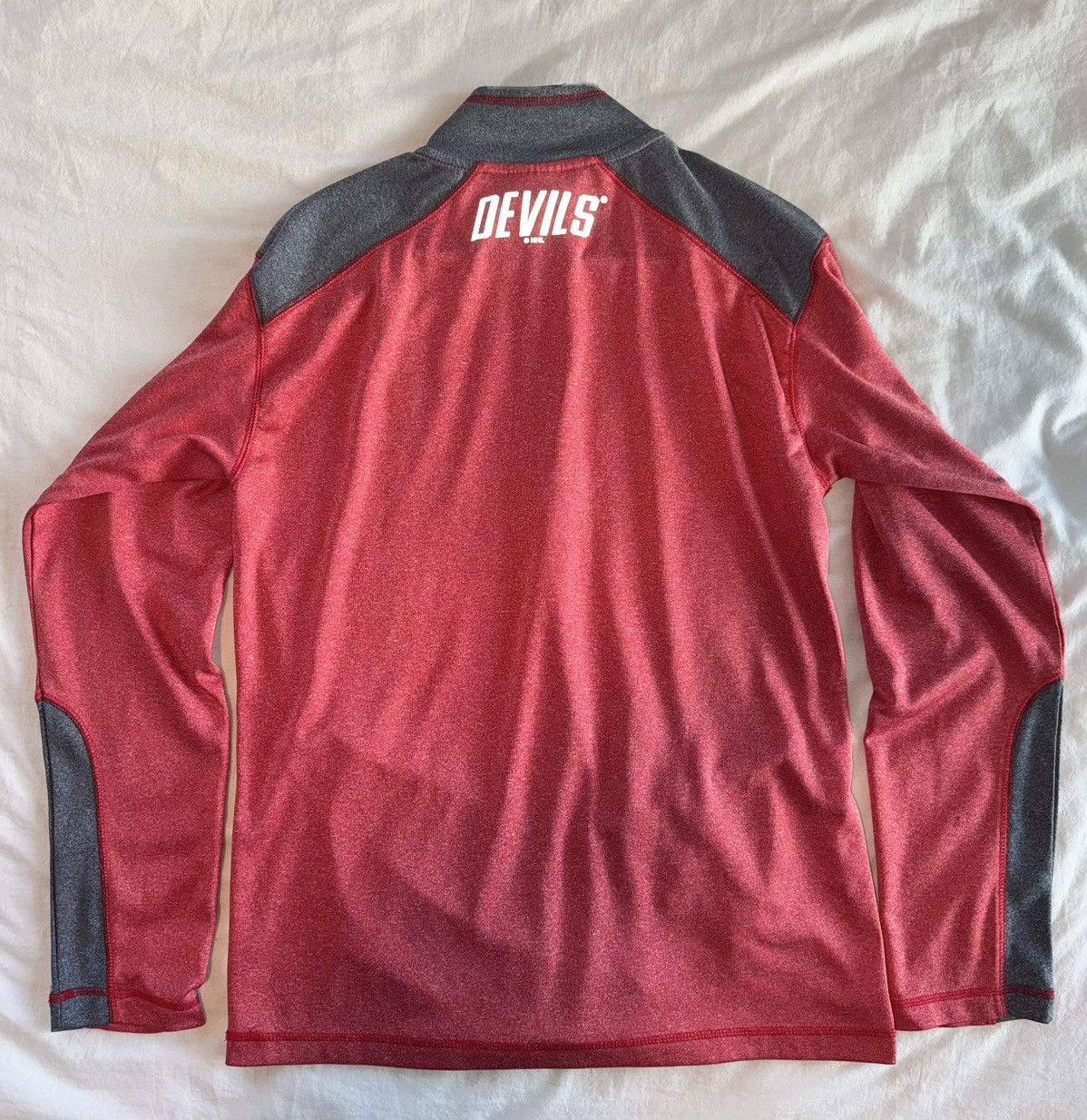 NHL NJ Devils Quarter Zip Size US M / EU 48-50 / 2 - 2 Thumbnail