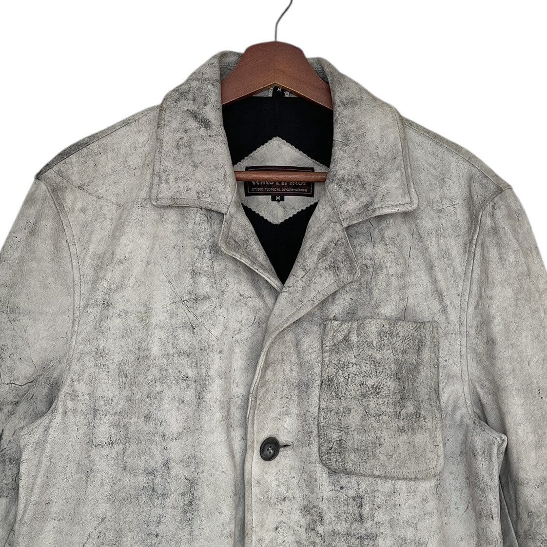 Japanese Brand Vintage Japanese Brand Wind Armor Leather Jacket 1990s Size US M / EU 48-50 / 2 - 3 Thumbnail
