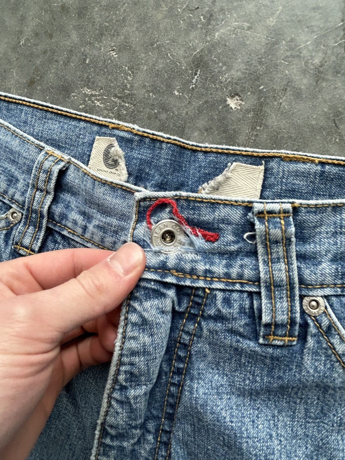 Arizona Jean Co. Vintage Y2K Baggy Utility Denim Jeans 34x34 Skater Style Size US 34 / EU 50 - 6 Thumbnail