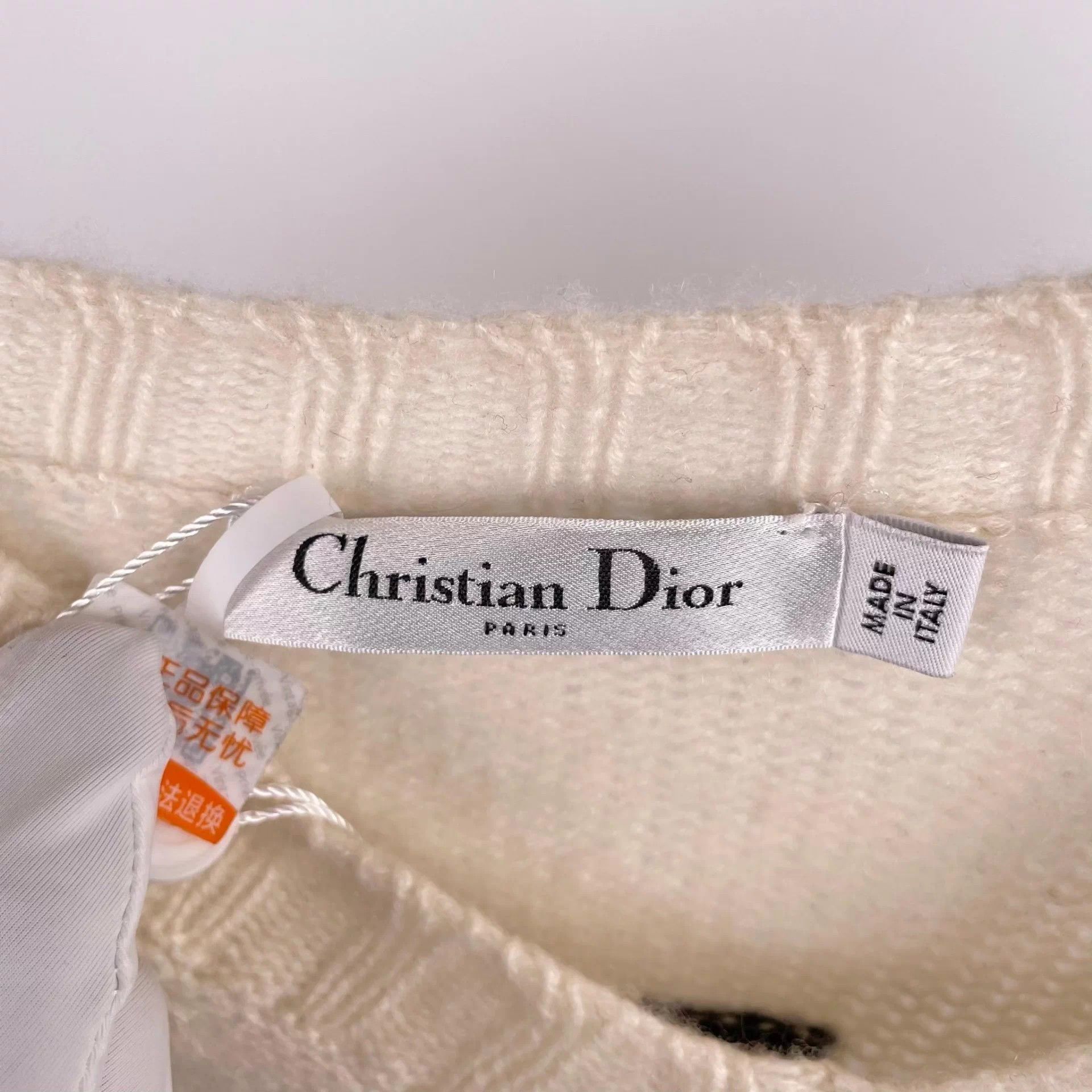 Dior Dior Cashmere White Top Size 36 Size XS / US 0-2 / IT 36-38 - 3 Thumbnail