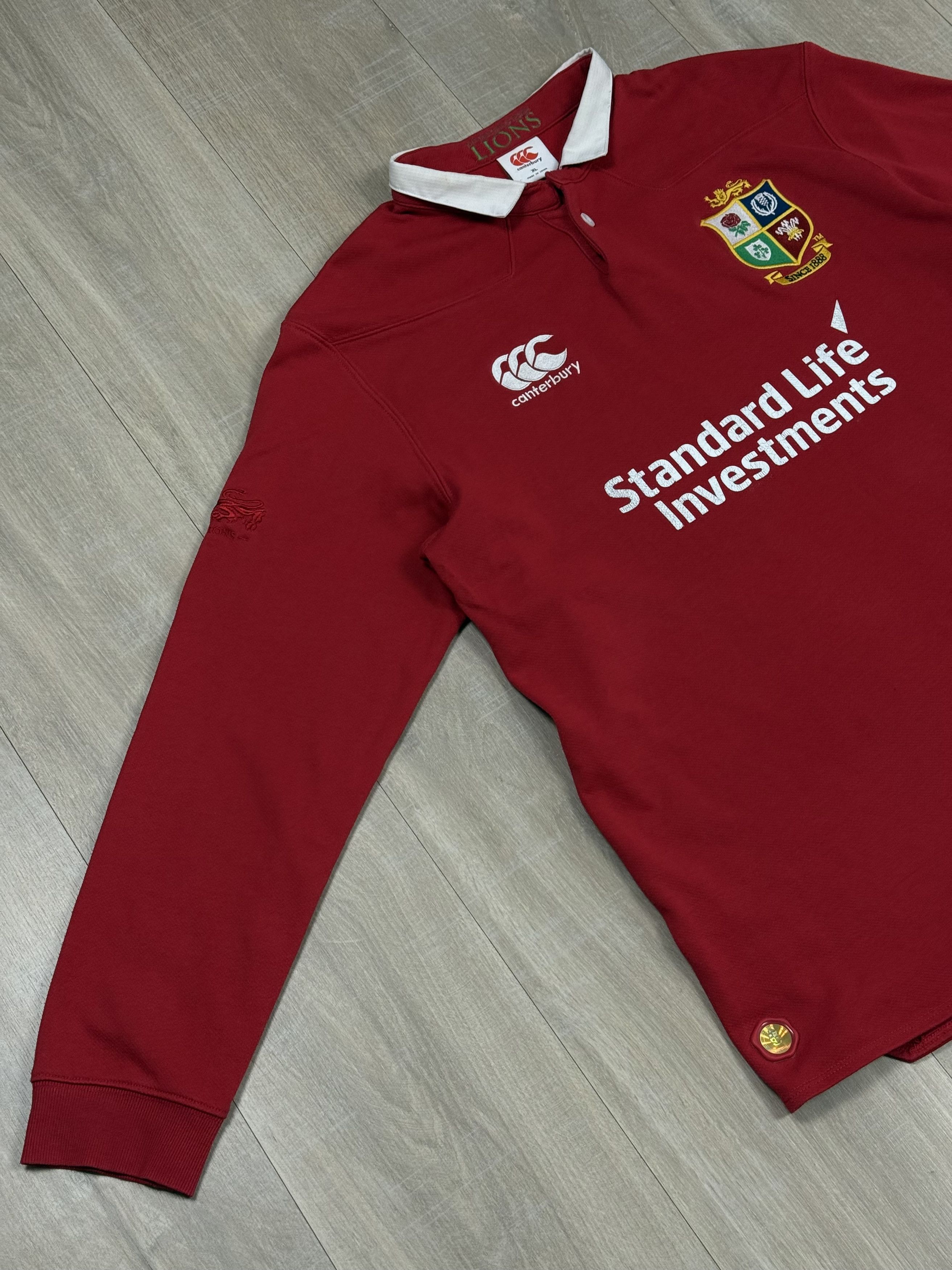 Canterbury of New Zealand British & Irish Lions 2017 Rugby Home Long Sleeve Canterbury Size US XL / EU 56 / 4 - 3 Thumbnail
