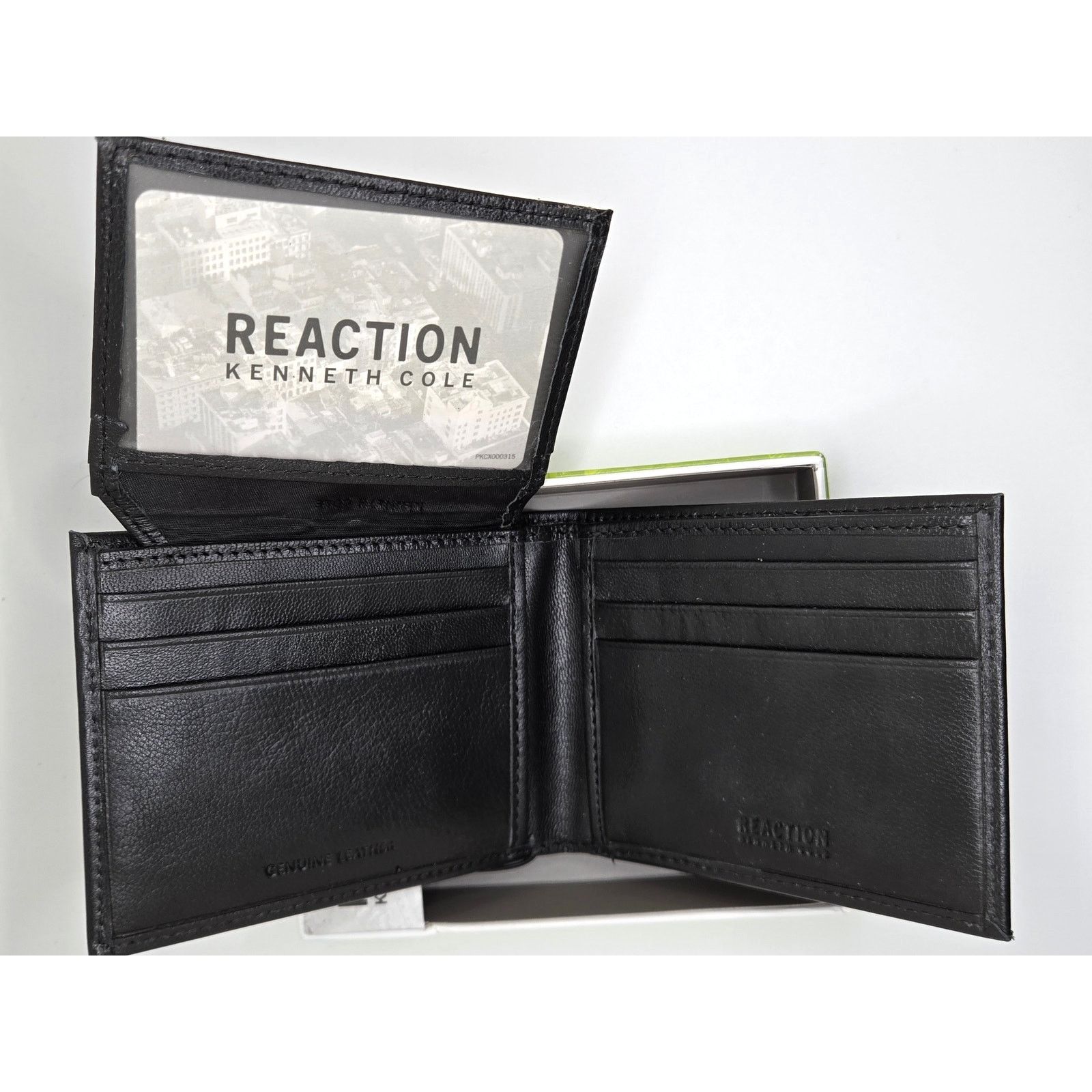 Kenneth Cole NEW Kenneth Cole Reaction Men's Leather Flip Wing Wallet Size ONE SIZE - 8 Thumbnail