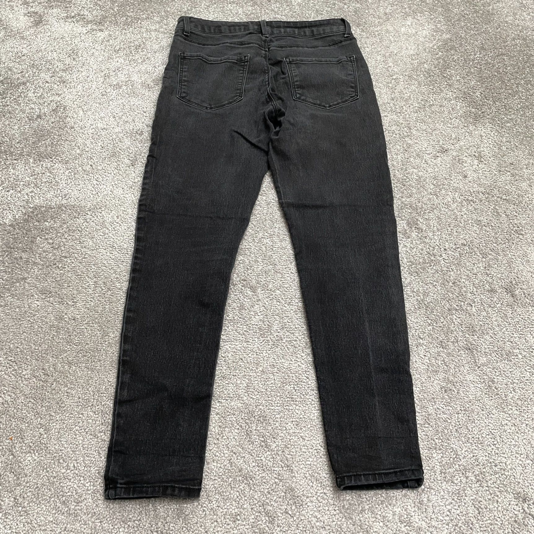 Forever 21 Forever 21 Jeans 29 Black High Rise Skinny Denim 5-Pocket City USA Classic Womens Size 29" - 2 Thumbnail