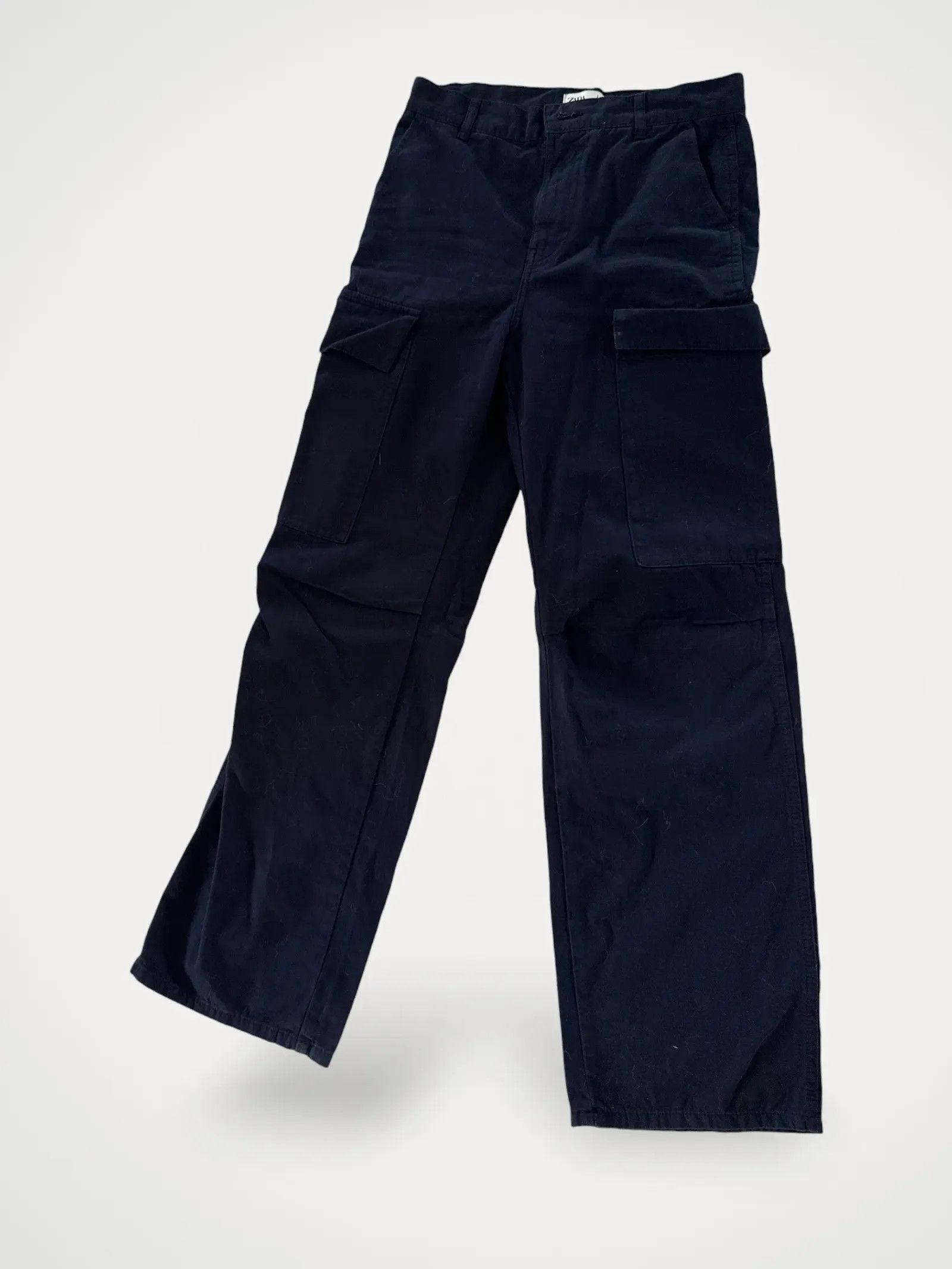 Zara Zara Cargo pants med hög midja Pants Size 26" / US 2 / IT 38 - 1 Thumbnail