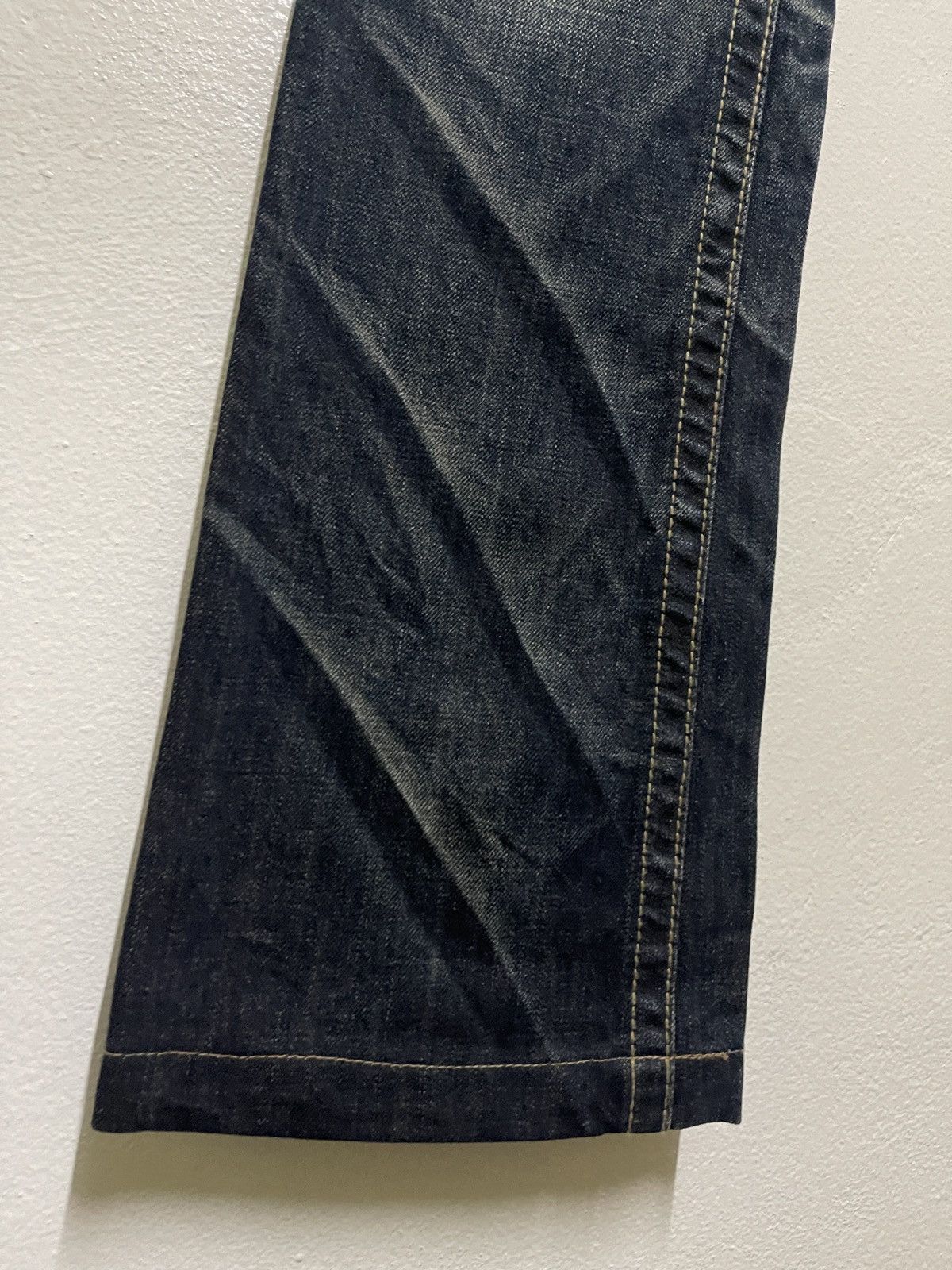 Japanese Brand Lolita Jeans Washed Flared Size US 30 / EU 46 - 4 Thumbnail