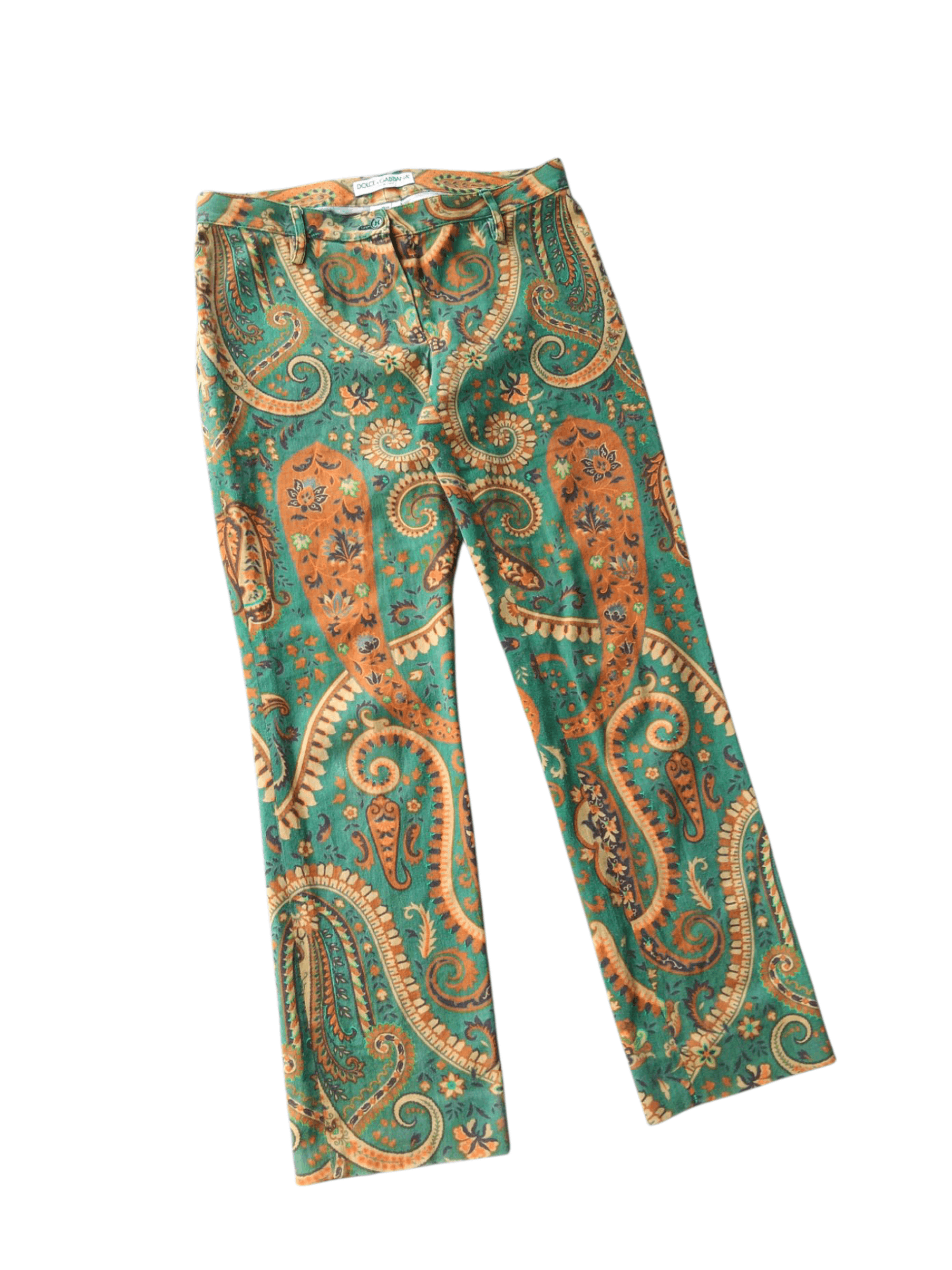 Dolce & Gabbana Dolce & gabbana paisley printed women pants Size 29" - 1 Thumbnail