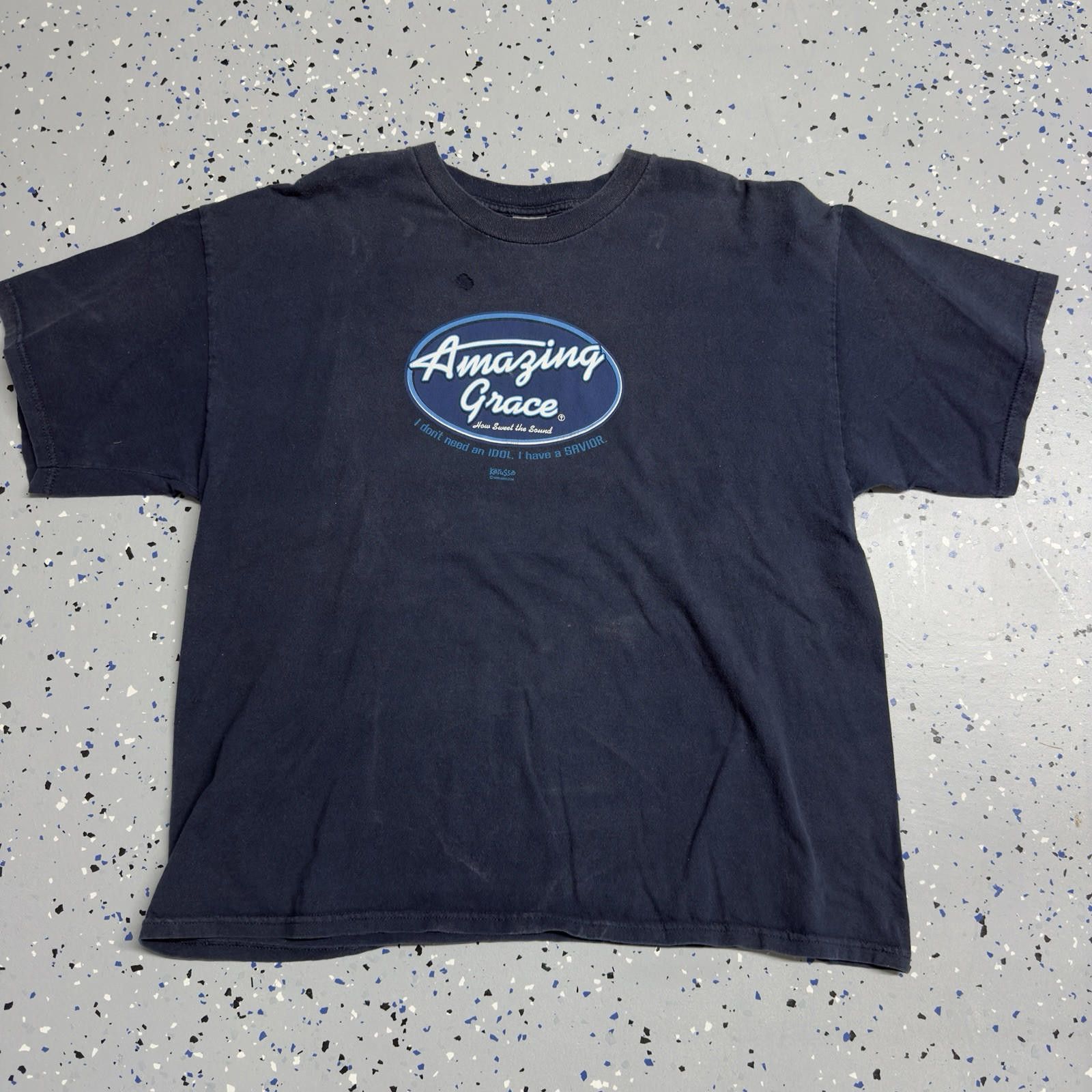 Designer Vintage Amazing Grace American idle Jesus piece size XL Size ONE SIZE - 1 Thumbnail