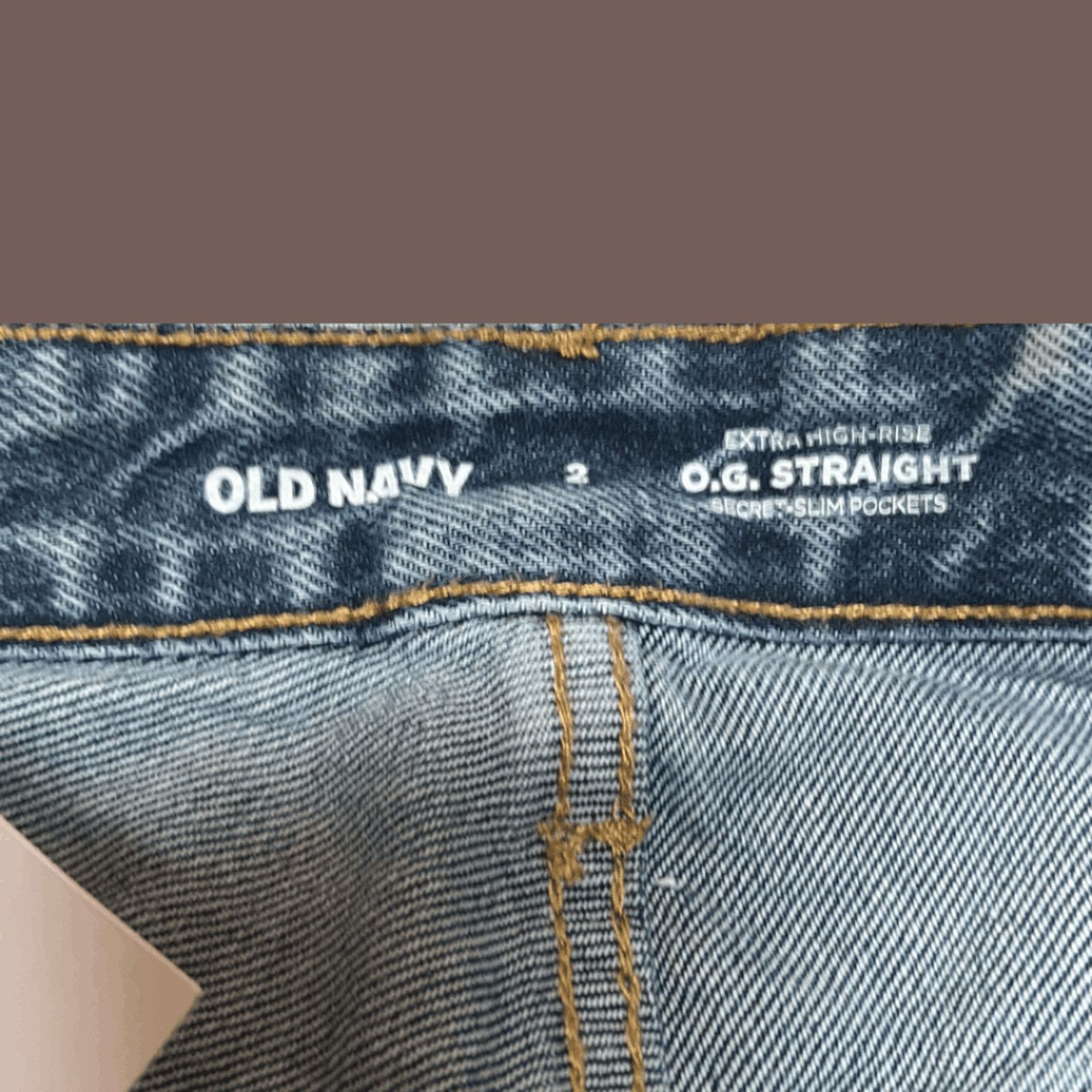 Old Navy OG Straight Jeans | Old Navy Light Wash | Y2K Revival Size 26" / US 2 / IT 38 - 4 Thumbnail