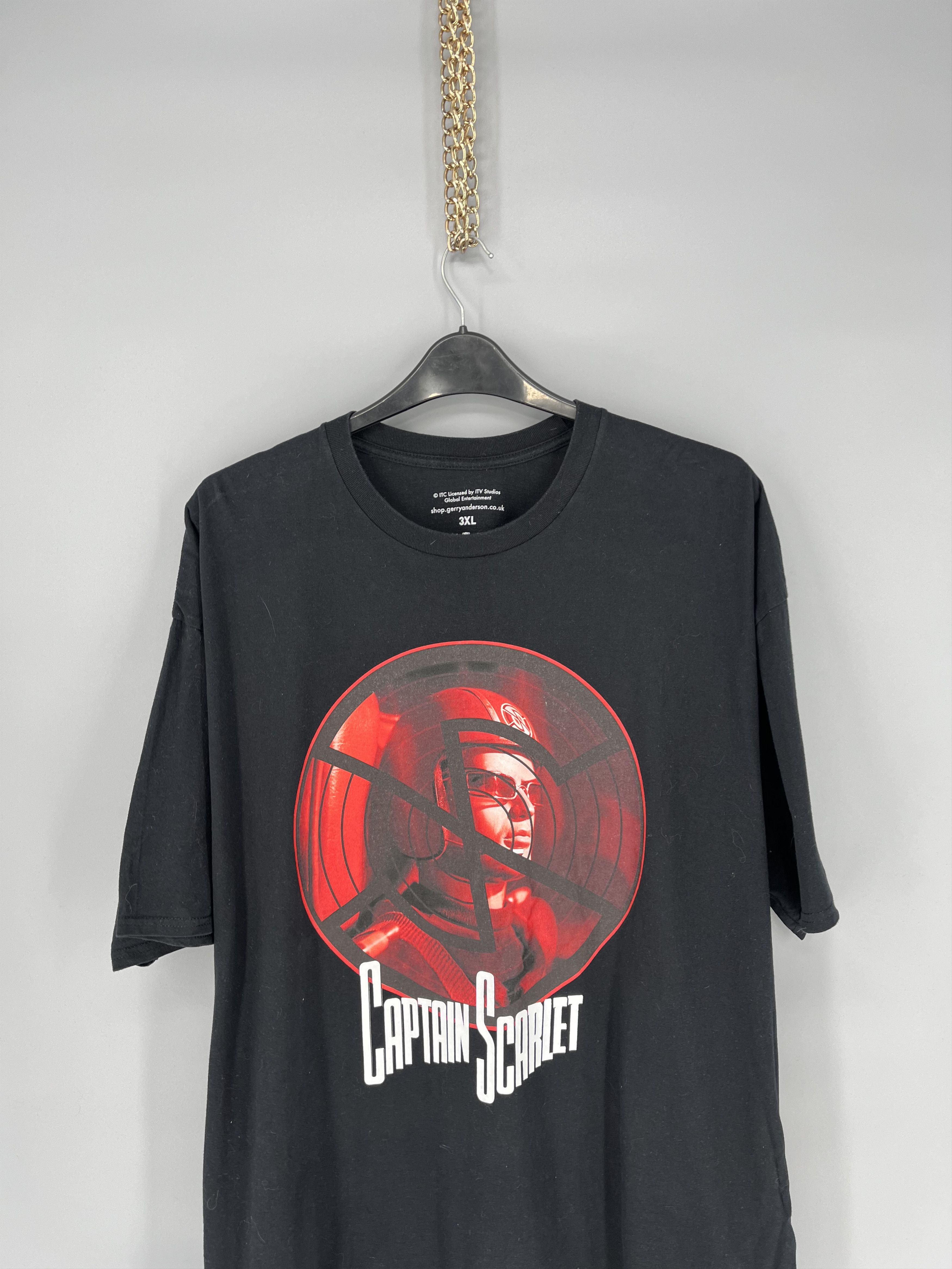 Cartoon Network Captain Scarlet Vintage Movie T-Shirt Rare Size XXXL Size US XXL / EU 58 / 5 - 4 Thumbnail